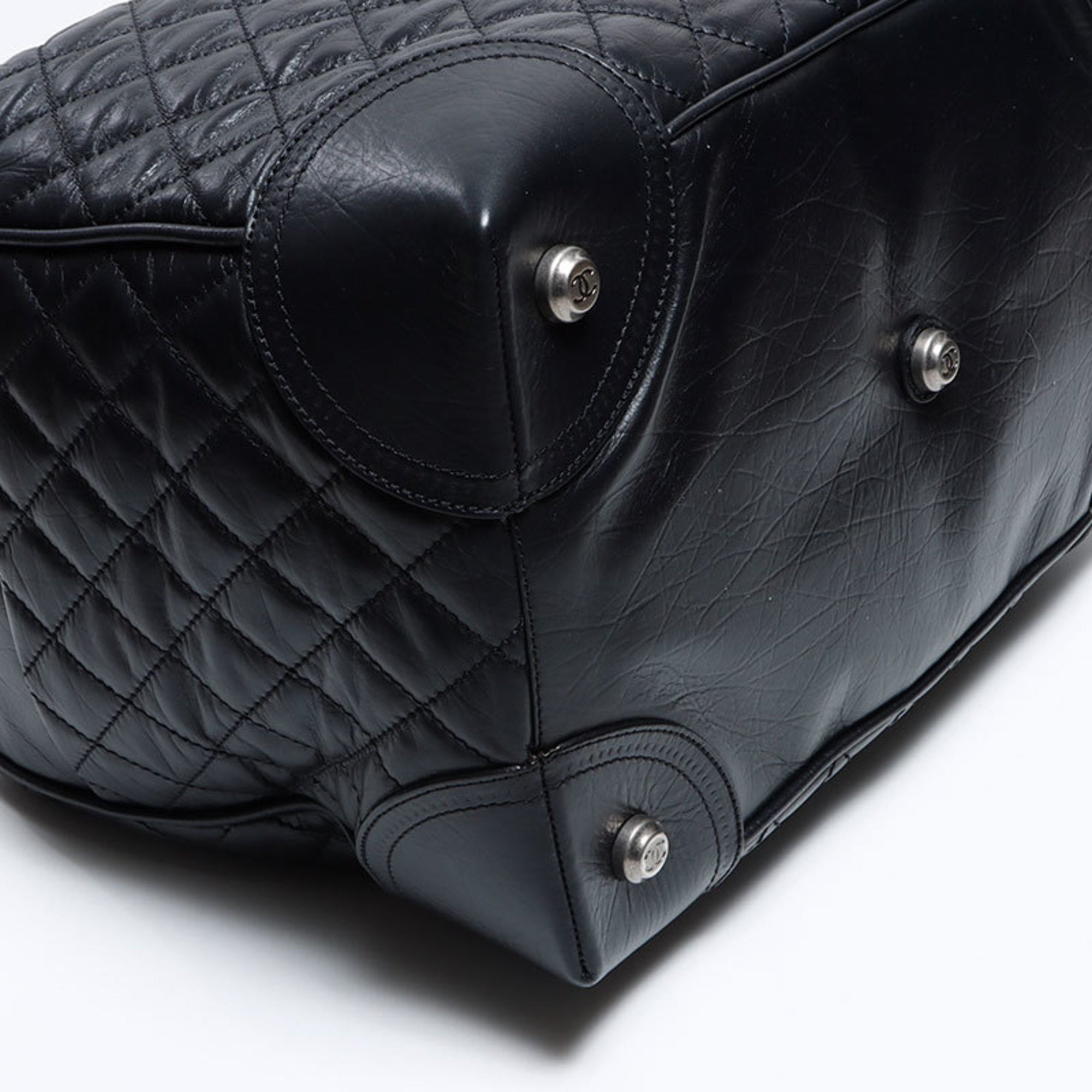 Chanel Black Boston Bag (Pre-Owned)