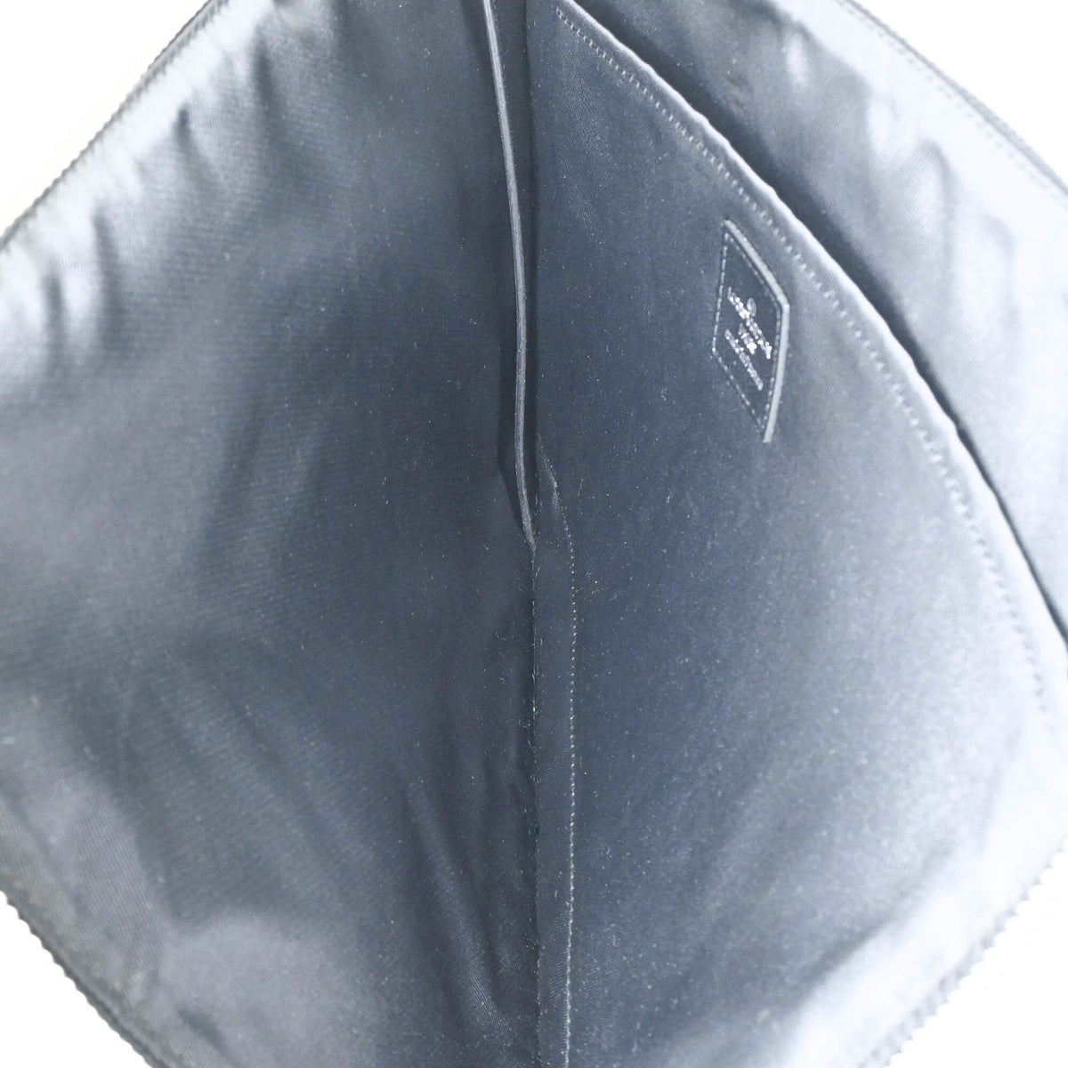 Louis Vuitton Black Leather Clutch Bag Pochette (Pre-Owned)