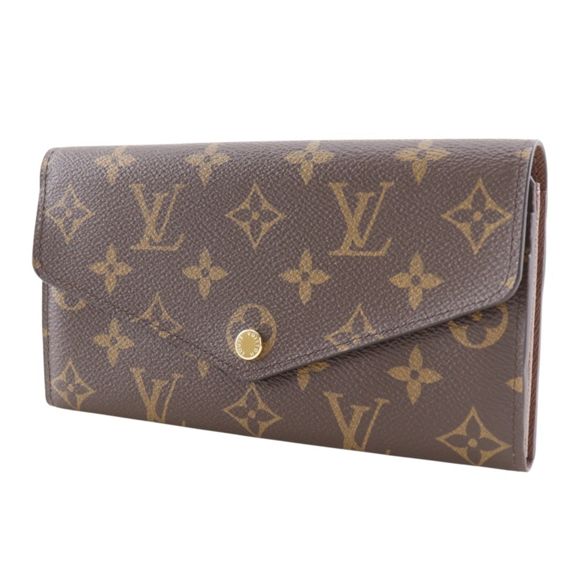 Louis Vuitton Monogram Brown Monogram Monogram Long Wallet (Bi-Fold) (Pre-Owned)