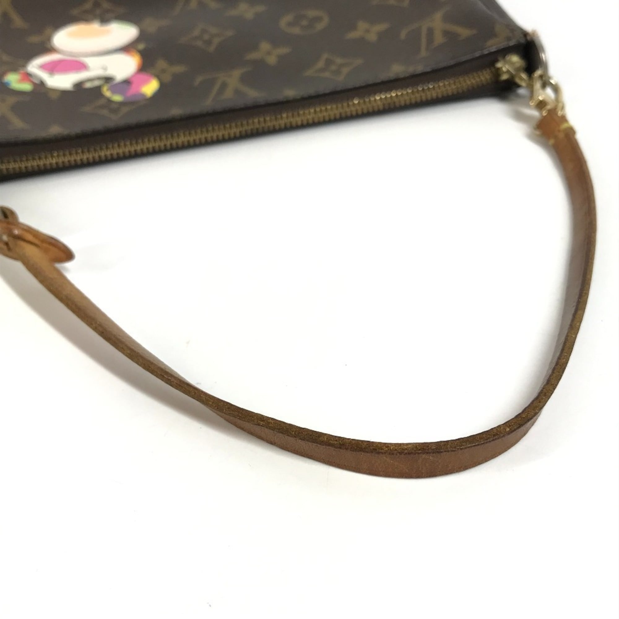 Louis Vuitton Brown Multi-Color Monogram Handbag Pouch Shoulder Bag (Pre-Owned)