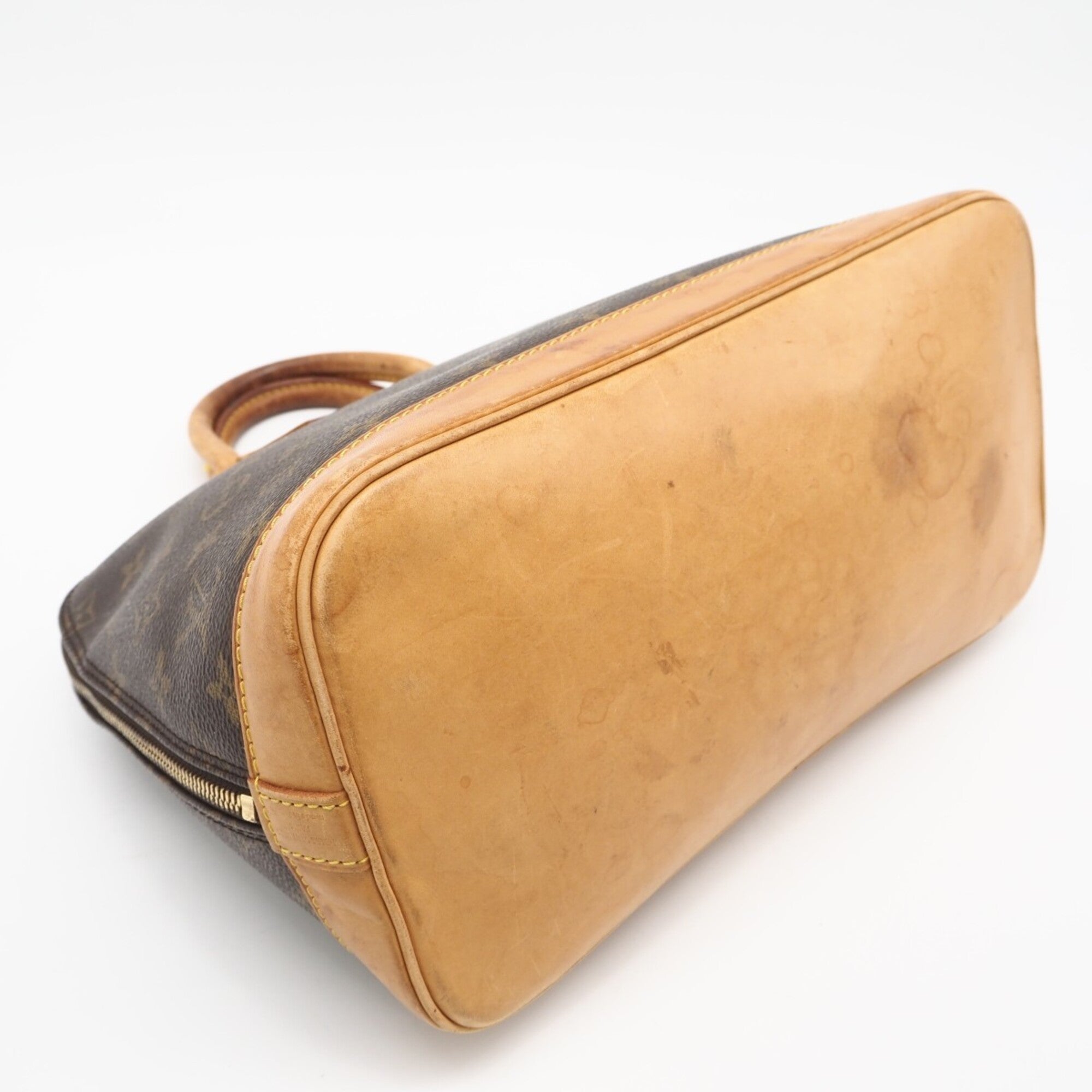 Louis Vuitton Brown Coated Canvas Leather Handbag (Pre-Owned)