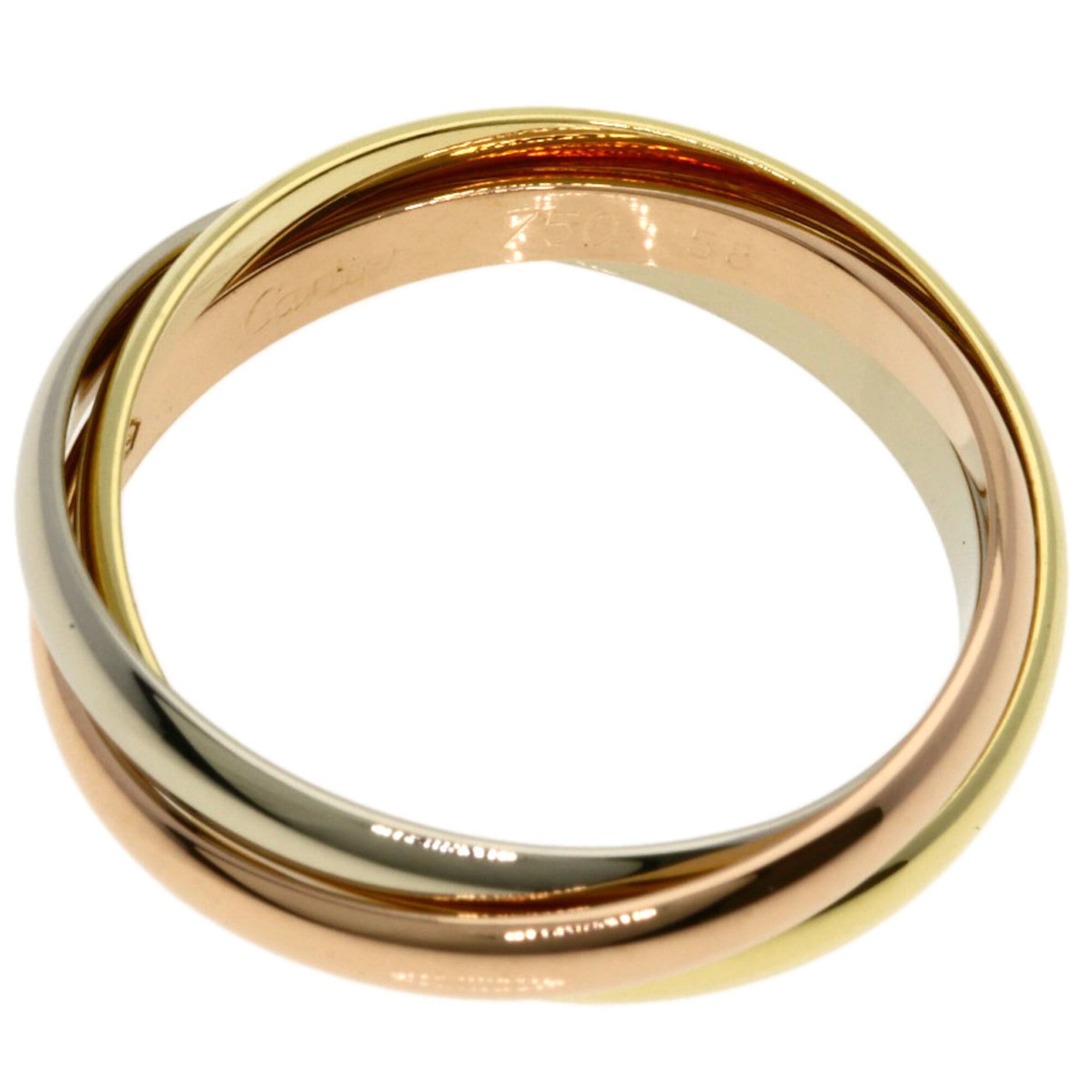 Cartier Yellow Gold (18K) Pink Gold (18K) White Gold (18K) Band Ring (Pre-Owned)