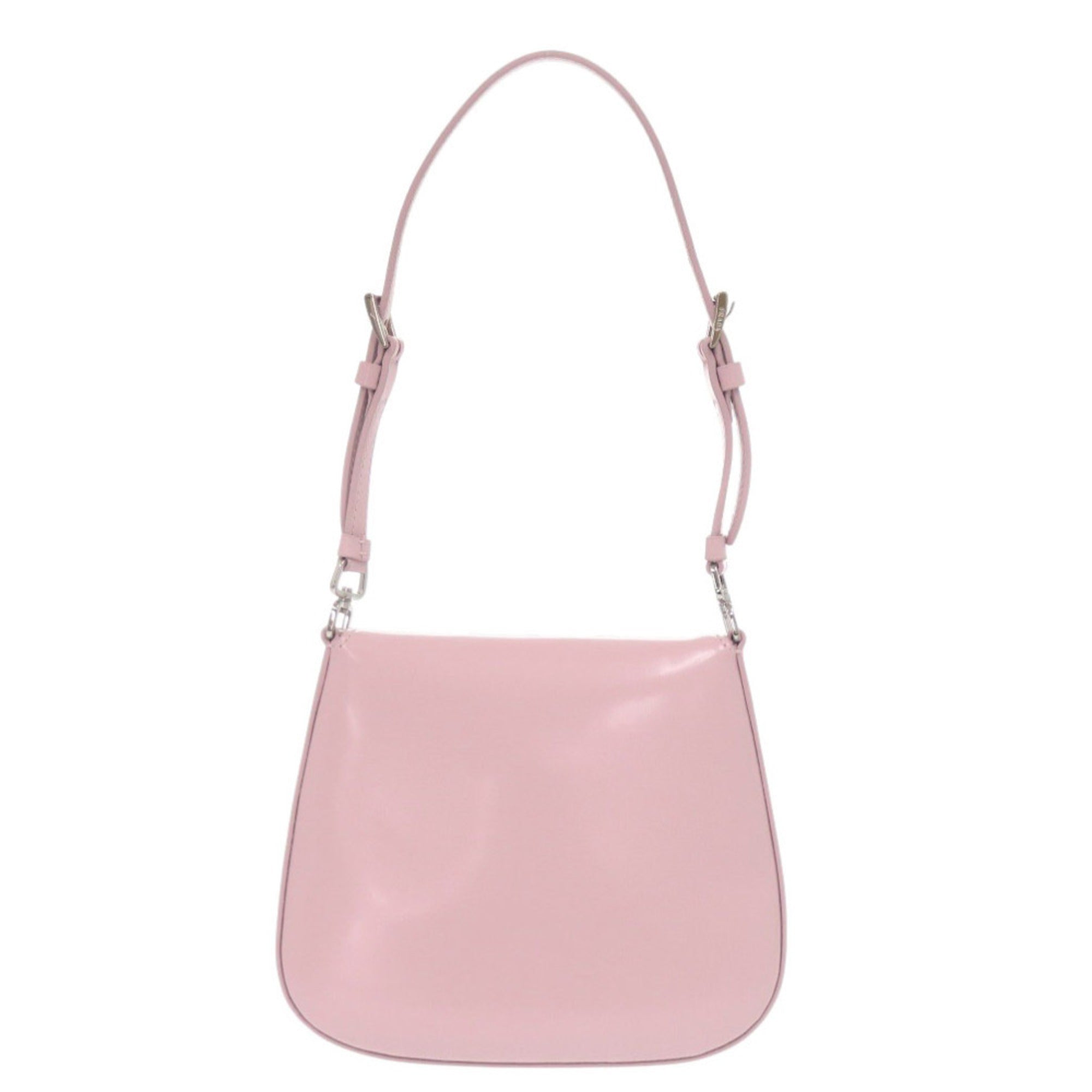 Prada Pink Leather Shoulder Bag (Pre-Owned)