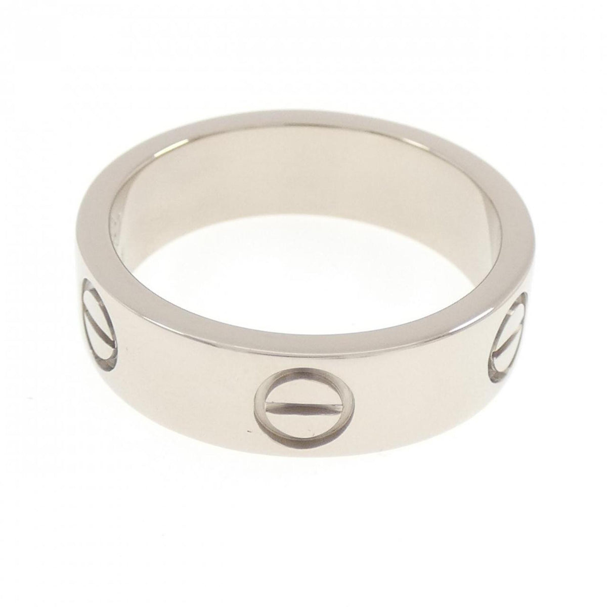 Cartier White Gold White Gold (18K) Band Ring (Pre-Owned)