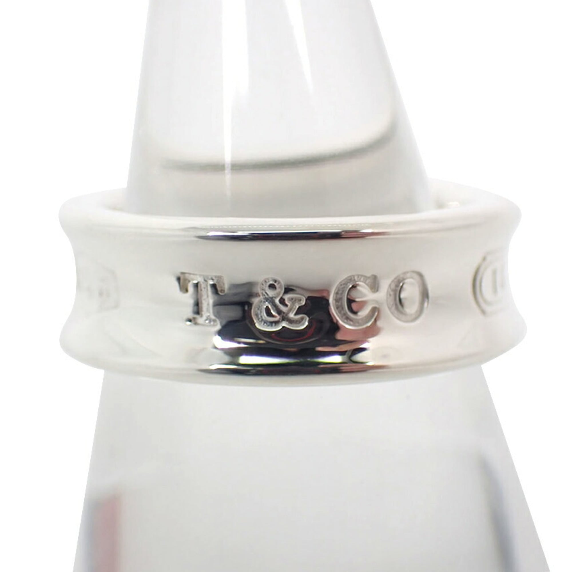 Tiffany Silver Sterling Silver 925 Band Ring (Pre-Owned)