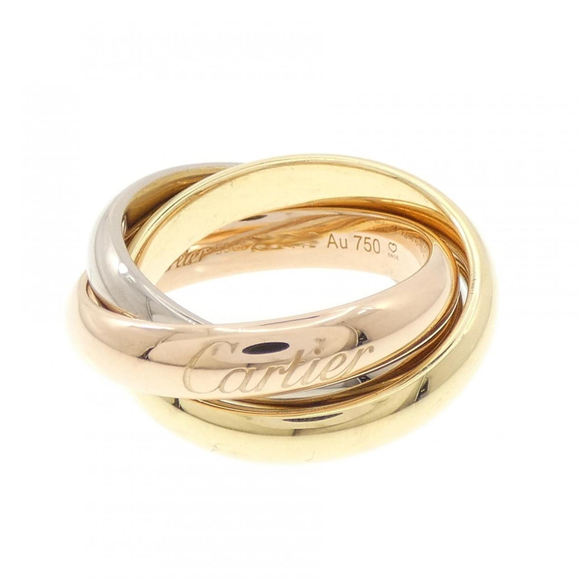 Cartier Yellow Gold (18K) Pink Gold (18K) White Gold (18K) Band Ring (Pre-Owned)
