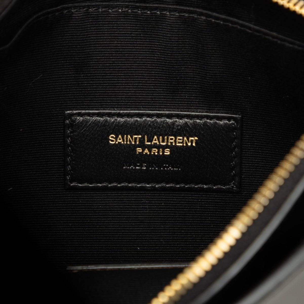 Saint Laurent Black Leather Pouch (Pre-Owned)