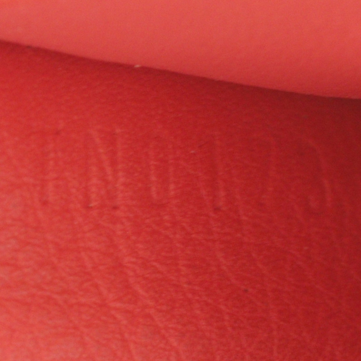 Louis Vuitton Red Color Monogram Mahina Leather Long Wallet (Bi-Fold) (Pre-Owned)