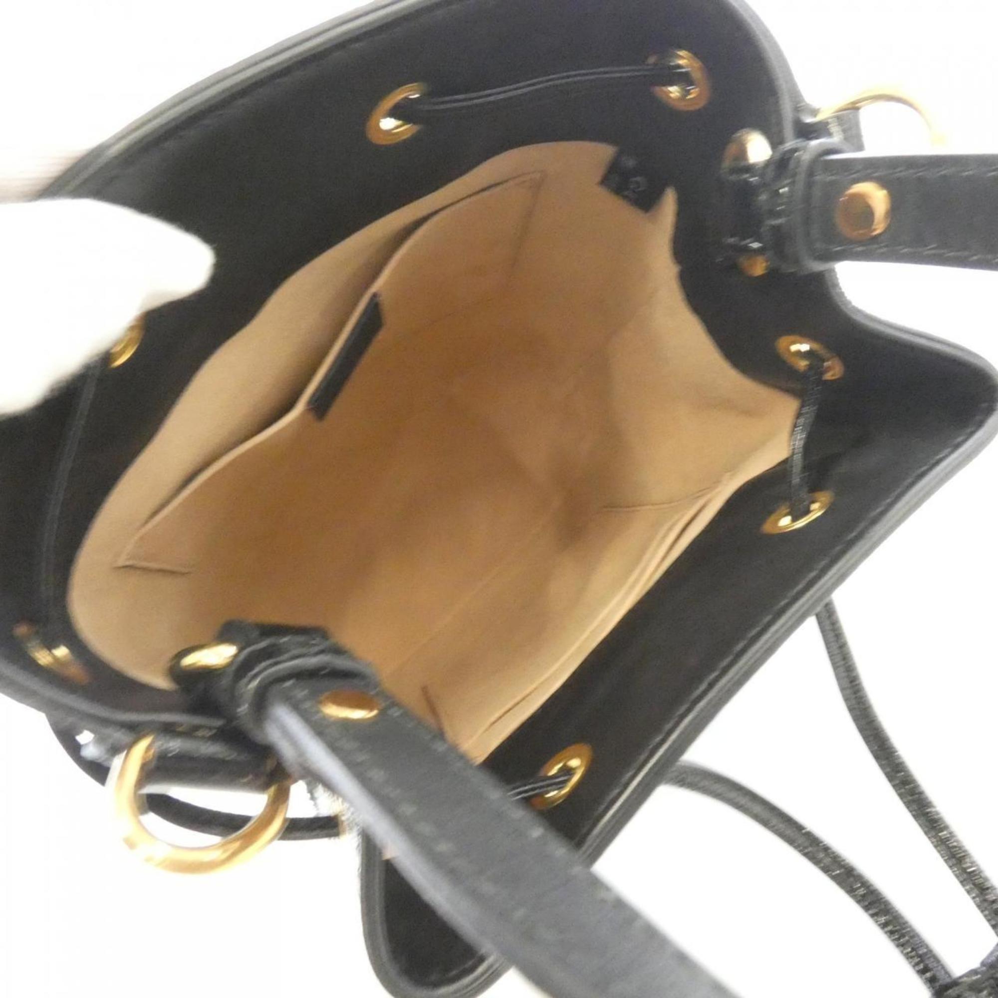 Gucci Black Suede Handbag (Pre-Owned)