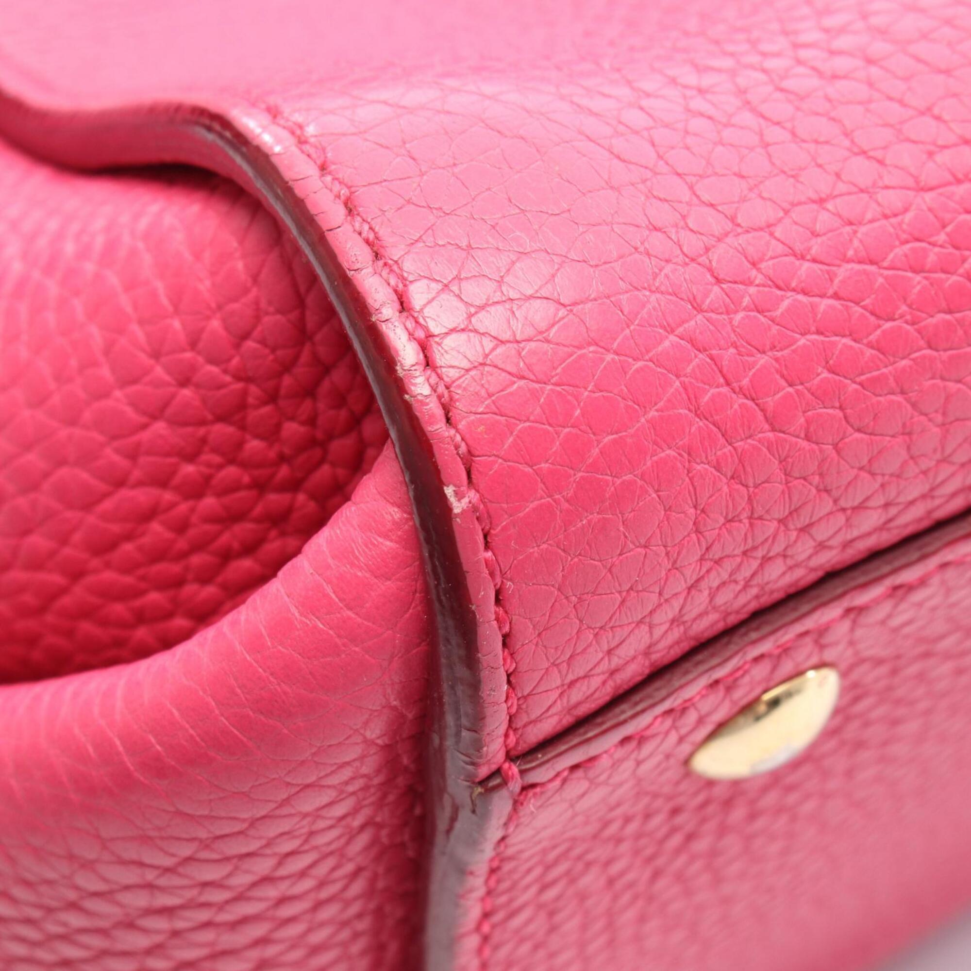 Salvatore Ferragamo Pink Leather Handbag (Pre-Owned)