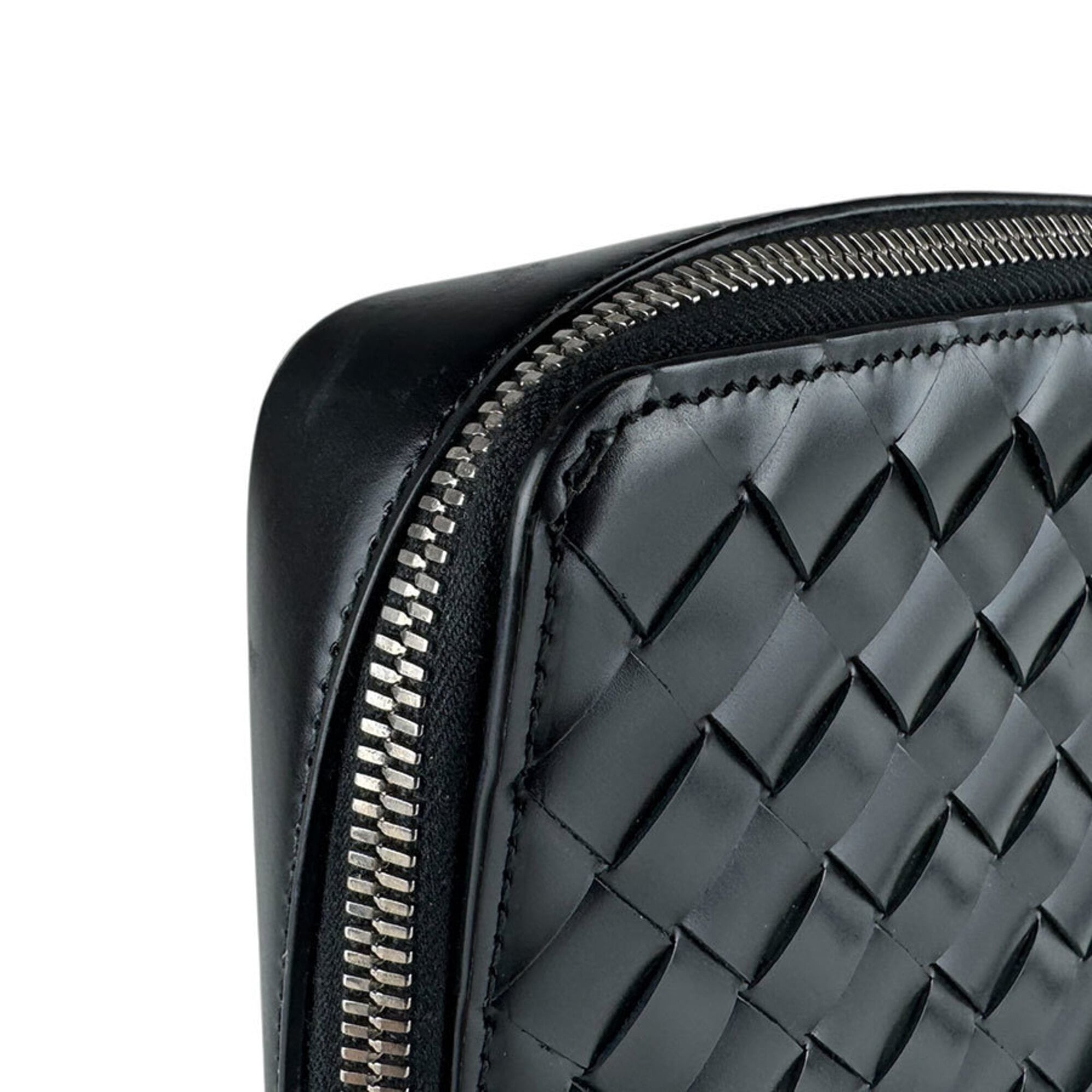Bottega Veneta Black Leather Shoulder Bag (Pre-Owned)