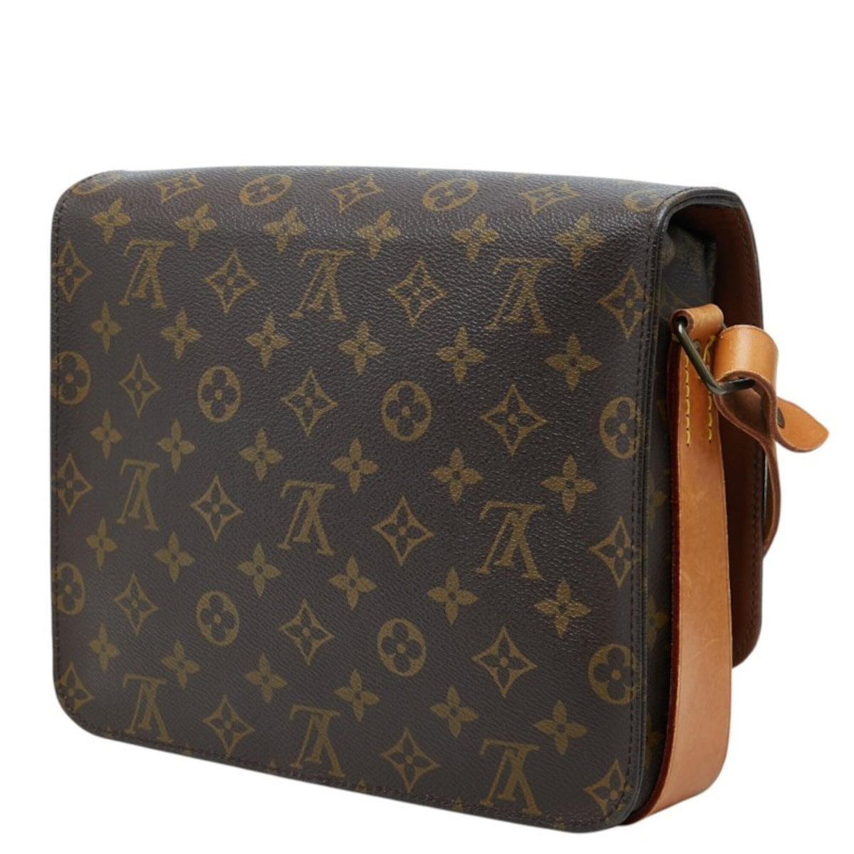 Louis Vuitton Brown Pvc Leather Shoulder Bag (Pre-Owned)