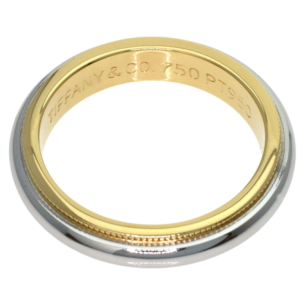 Tiffany Yellow Gold (18K) Platinum 950 Band Ring (Pre-Owned)