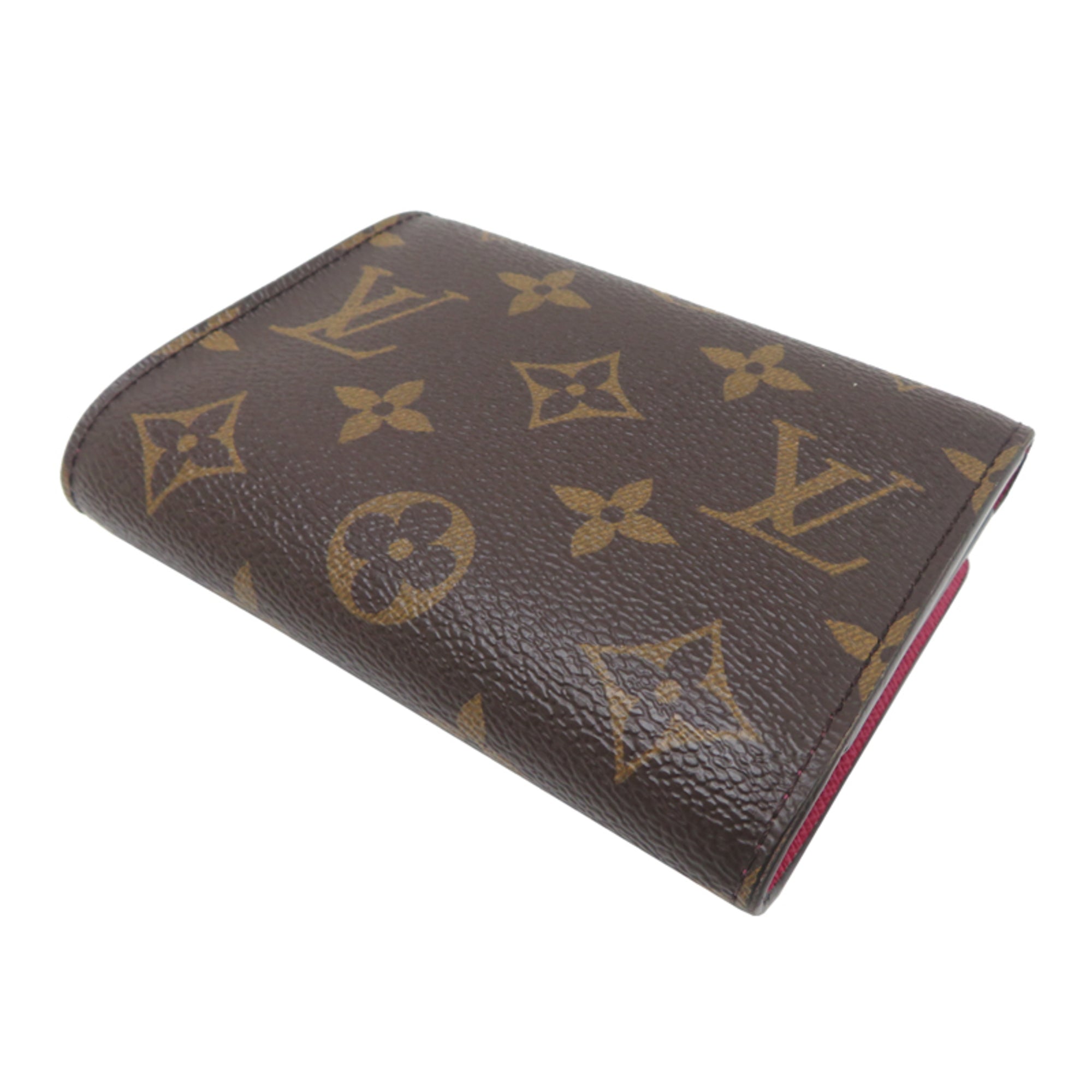 Louis Vuitton Brown Monogram Wallet (Tri-Fold) (Pre-Owned)