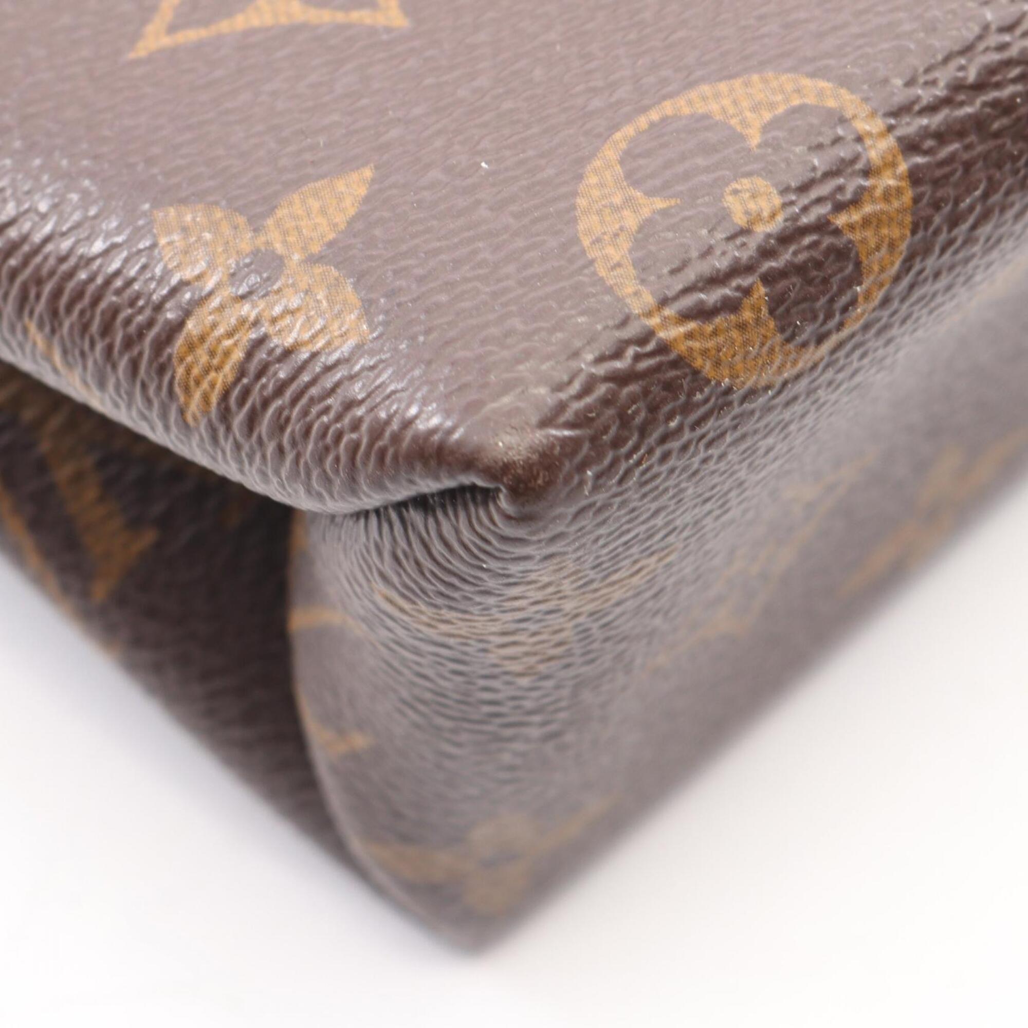 Louis Vuitton Black Brown Monogram Handbag (Pre-Owned)