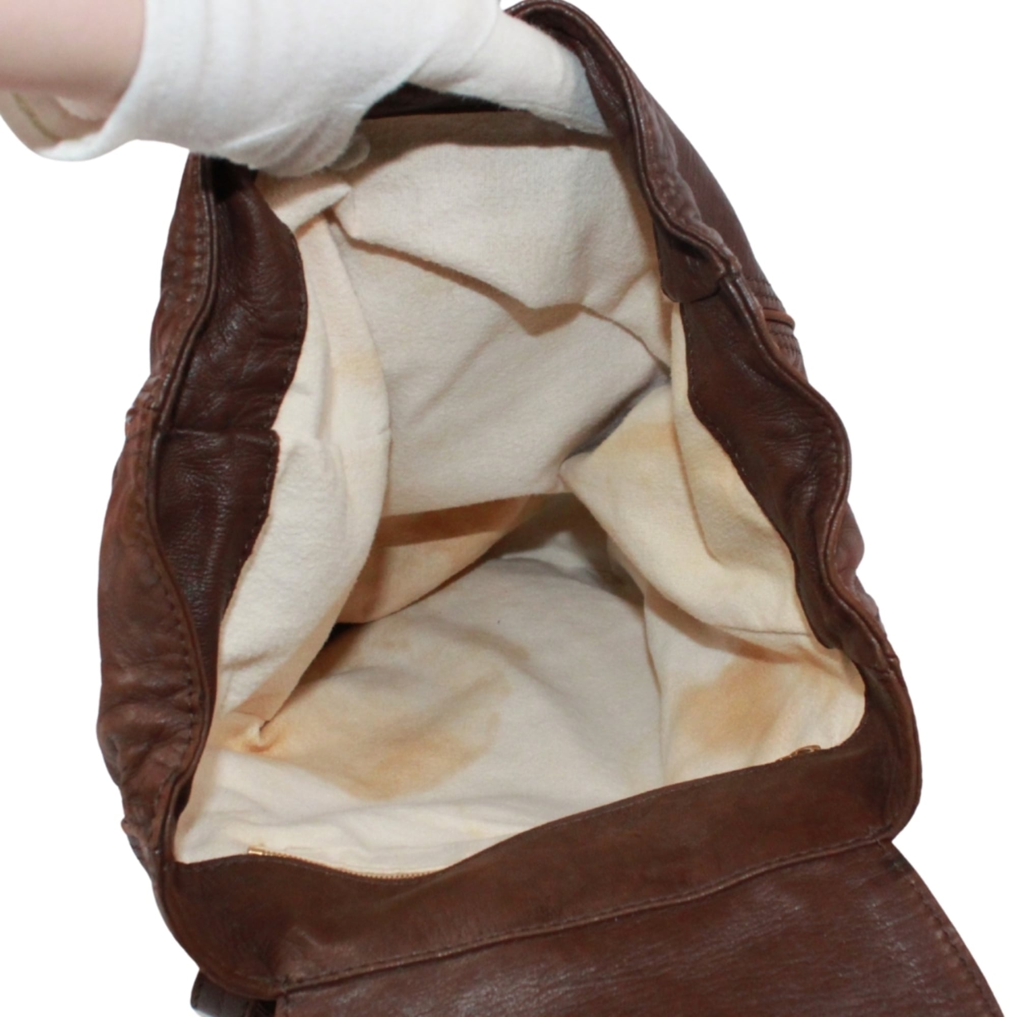 Bottega Veneta Brown Leather Backpack (Pre-Owned)