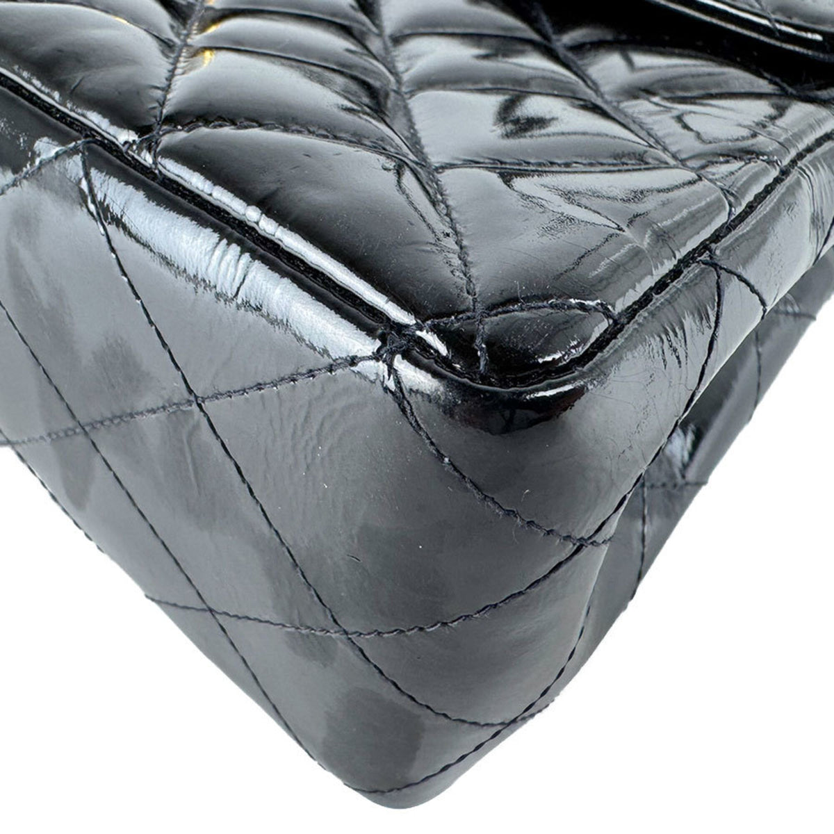 Chanel Black Patent Leather Backpack (Pre-Owned)