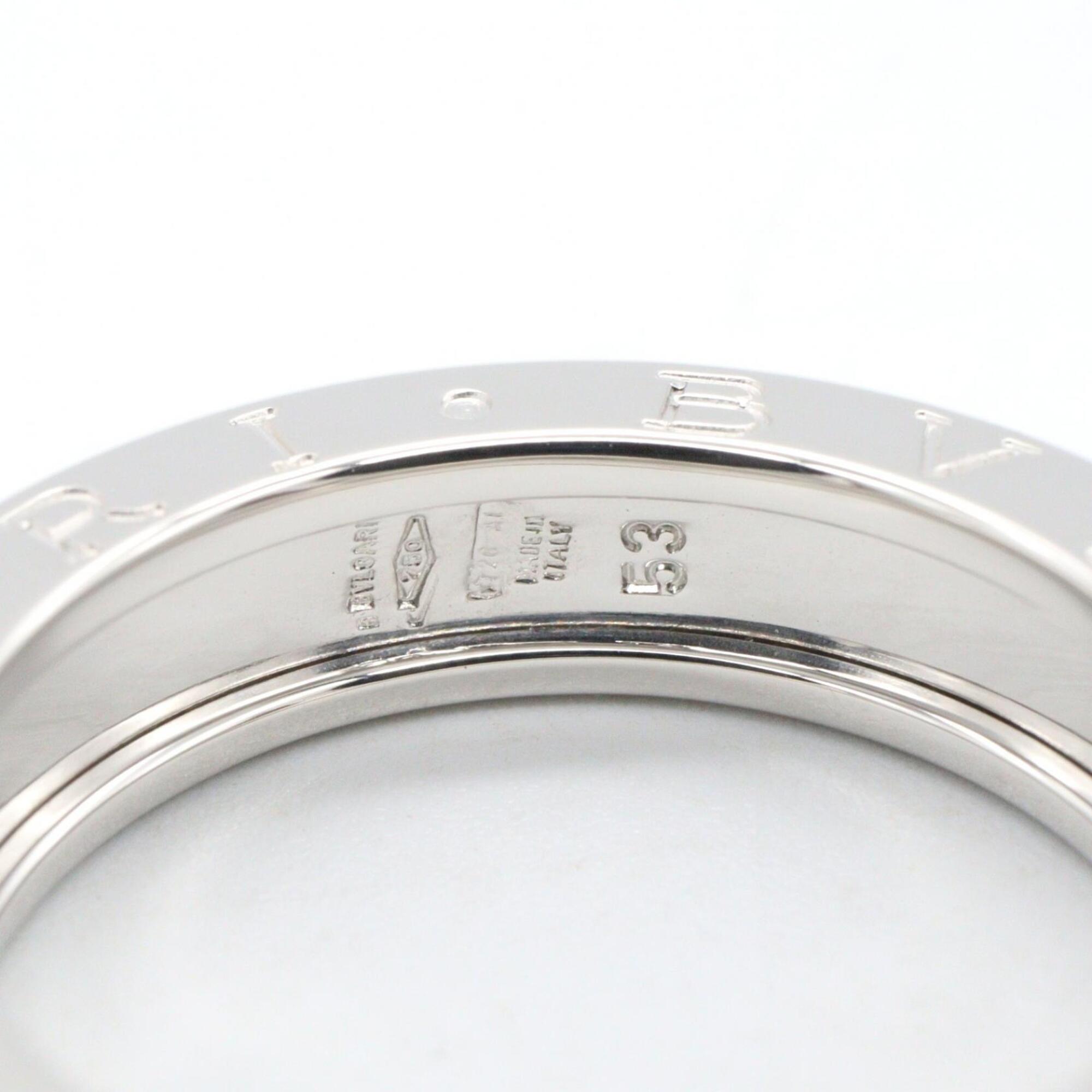 Bvlgari Silver White Gold (18K) Band Ring (Pre-Owned)
