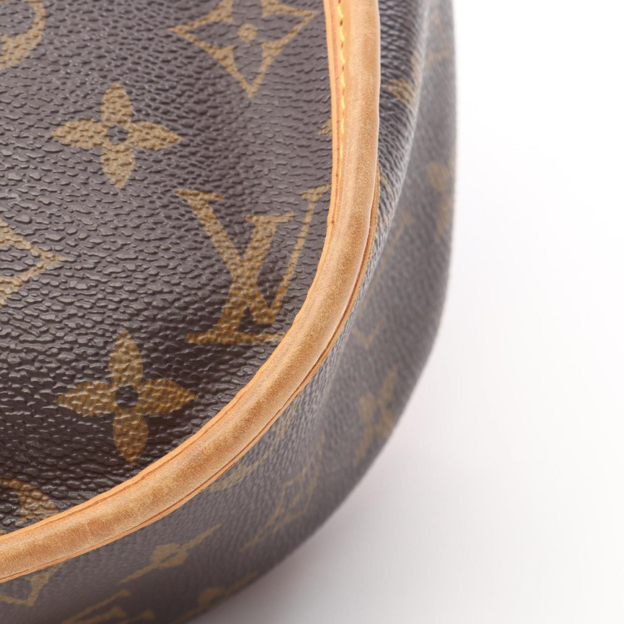 Louis Vuitton Brown Coated Canvas Pvc Monogram Leather Shoulder Bag (Pre-Owned)