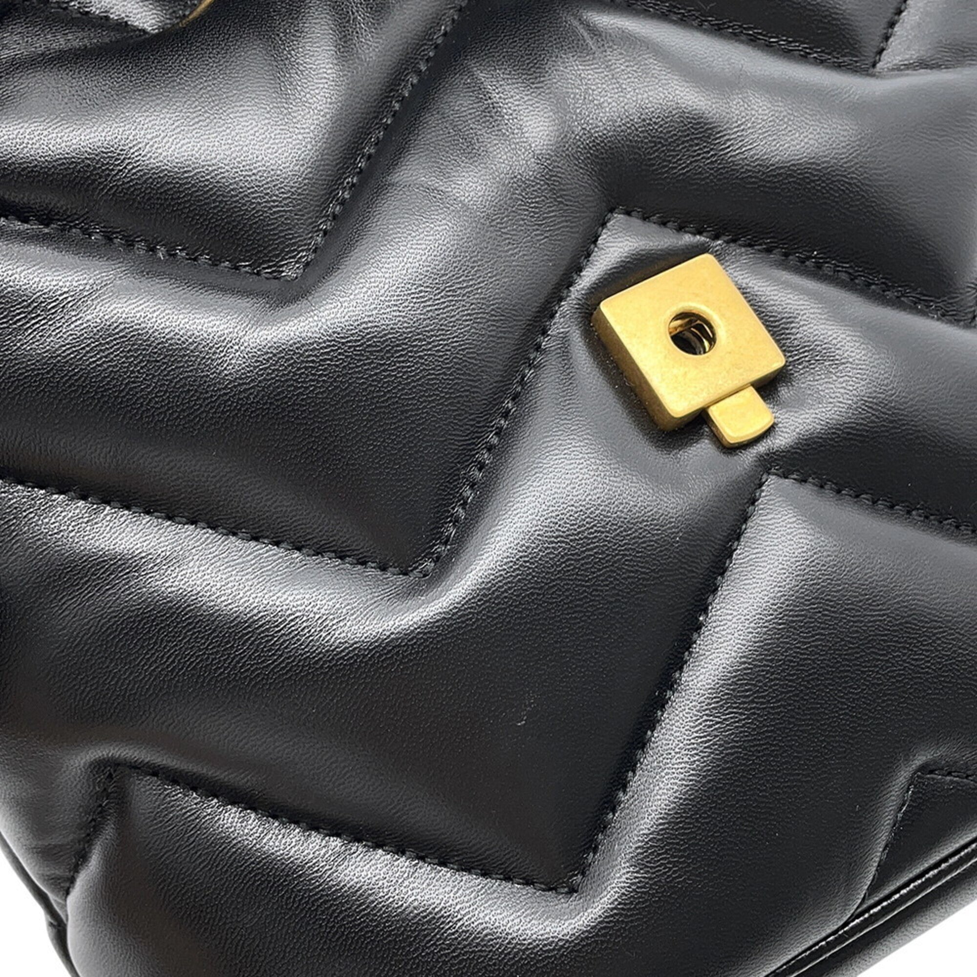 Gucci Black Leather Backpack (Pre-Owned)