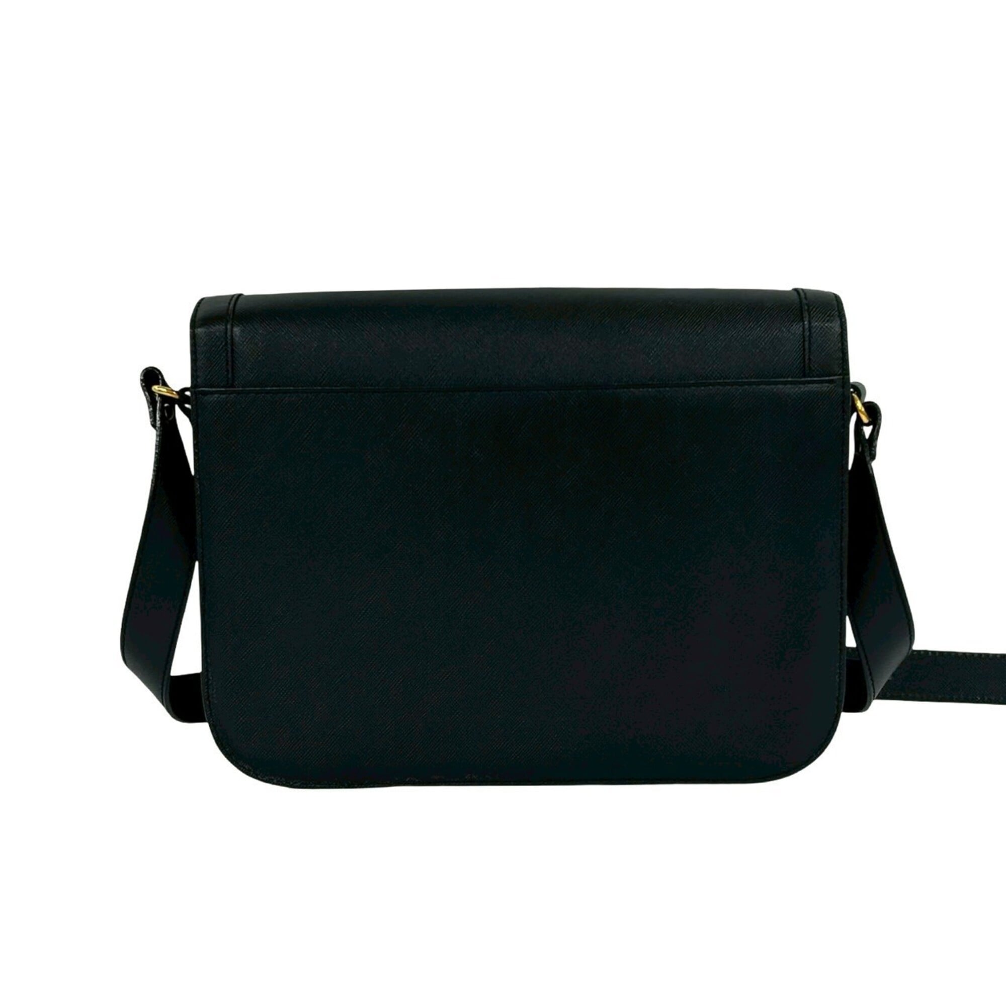 Yves Saint Laurent Black Leather Shoulder Bag (Pre-Owned)