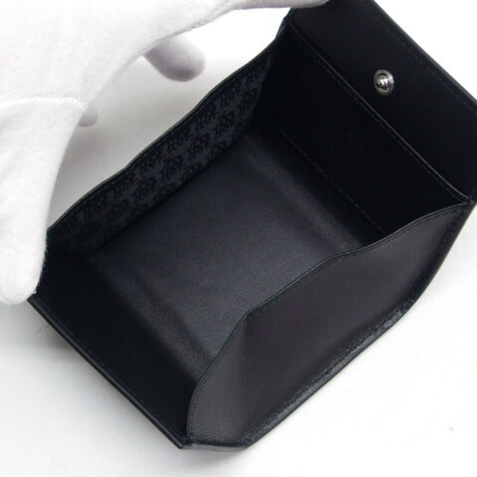 Dunhill Black Leather Coin Purse/Coin Case (Pre-Owned)
