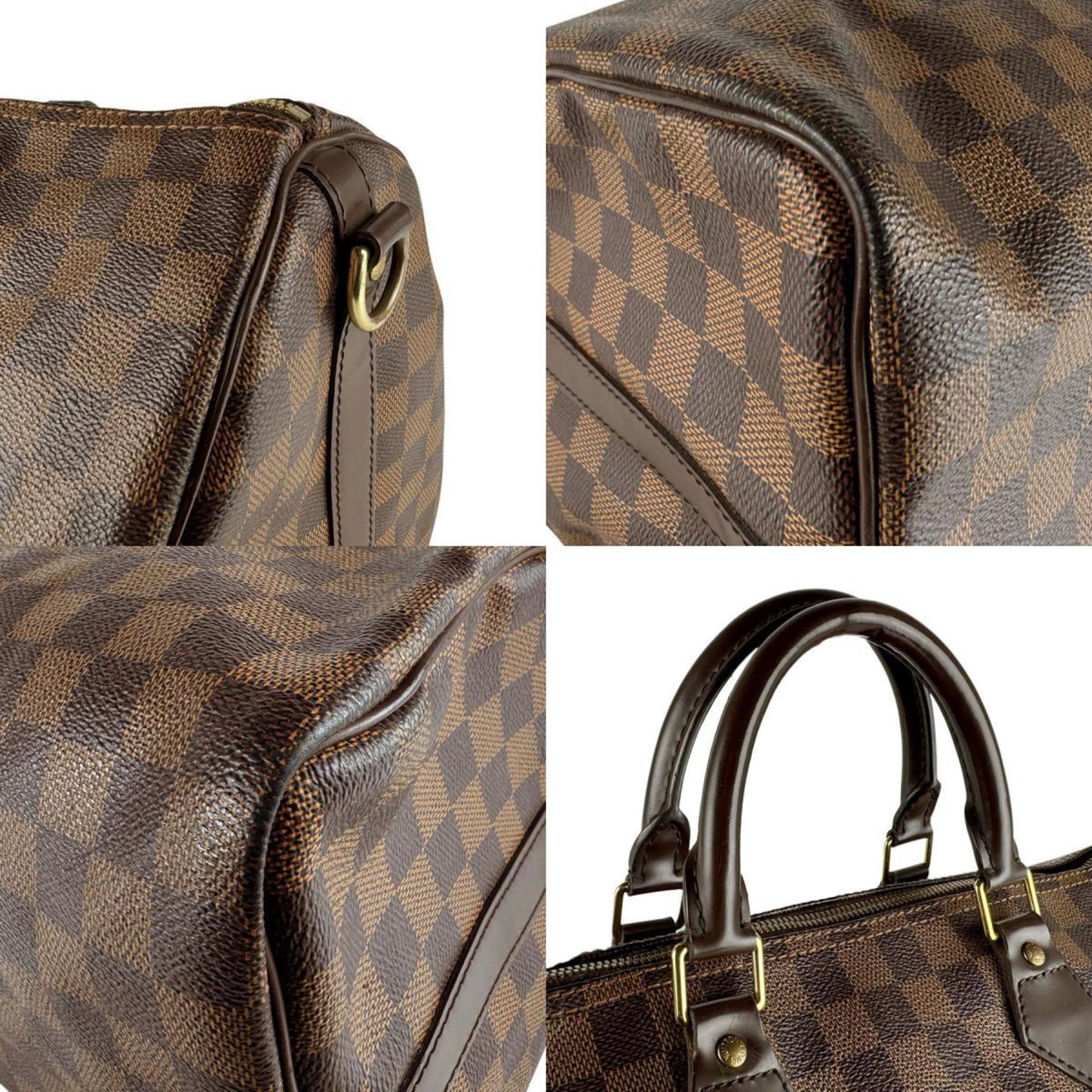 Louis Vuitton Ebene Damier Canvas Handbag (Pre-Owned)