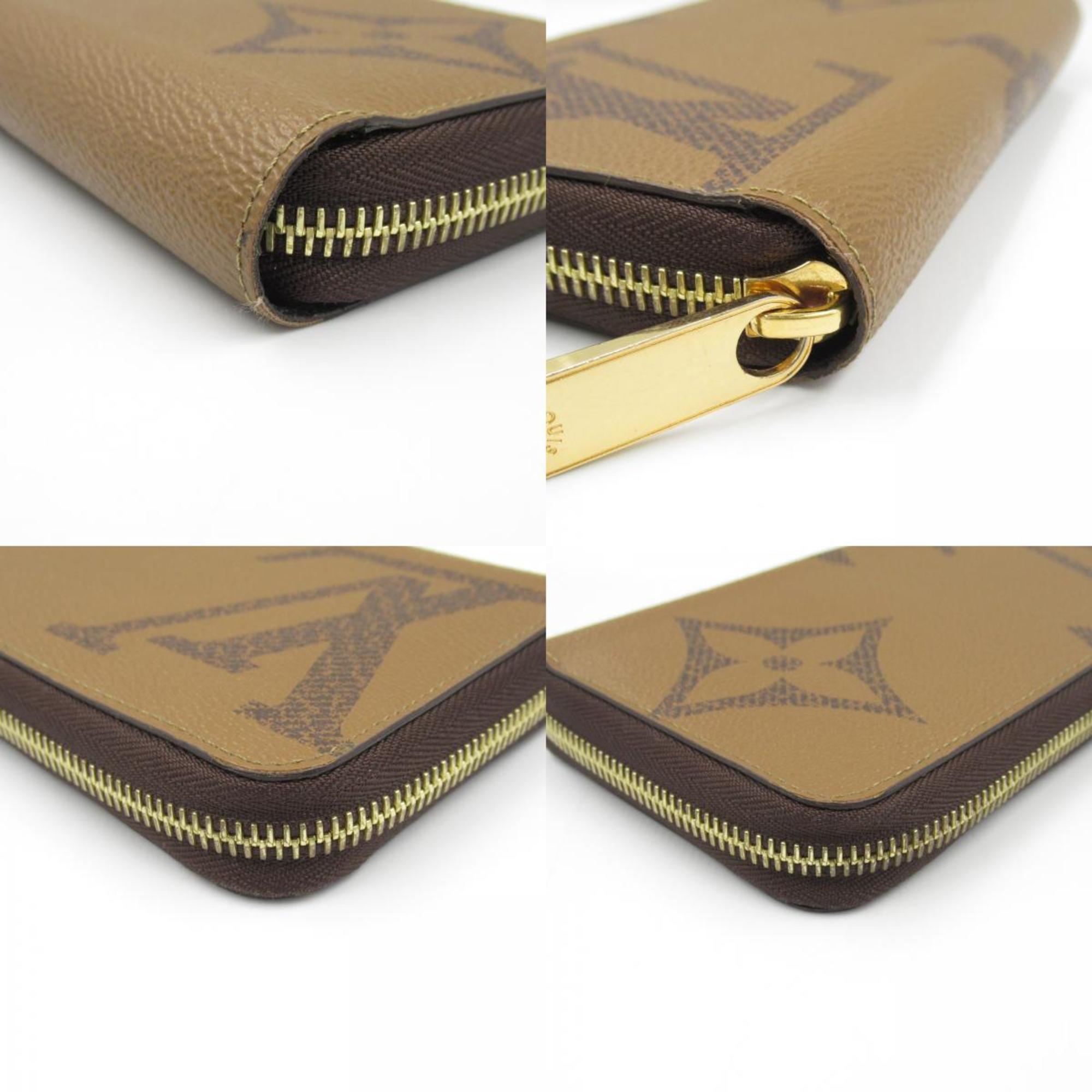 Louis Vuitton Monogram Brown Monogram Reverse Monogram Reverse Long Wallet (Bi-Fold) (Pre-Owned)