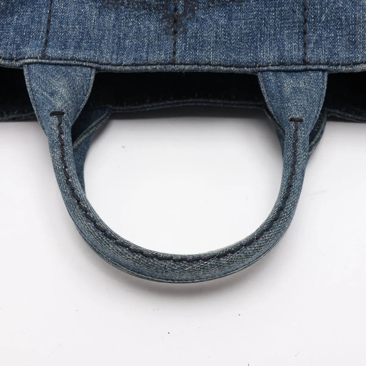 Prada Blue Handbag Shoulder Bag Tote Bag (Pre-Owned)