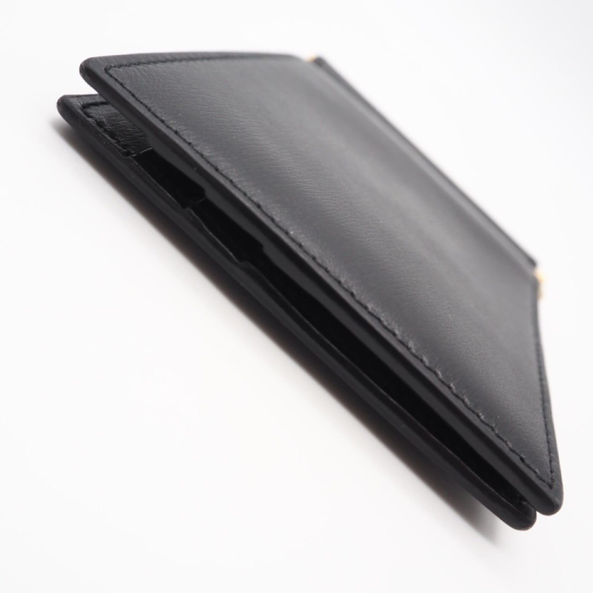 Saint Laurent Black Leather Money Clip (Pre-Owned)