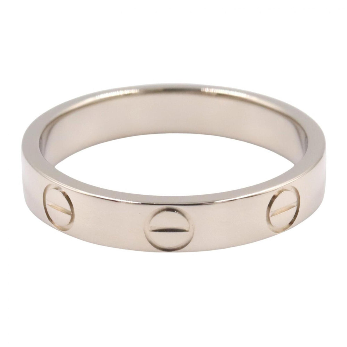 Cartier Silver White Gold (18K) Band Ring (Pre-Owned)