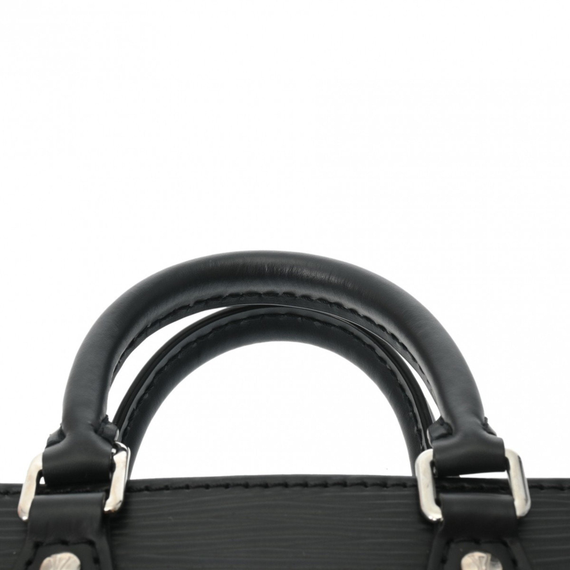 Louis Vuitton Noir Epi Leather Handbag Shoulder Bag (Pre-Owned)