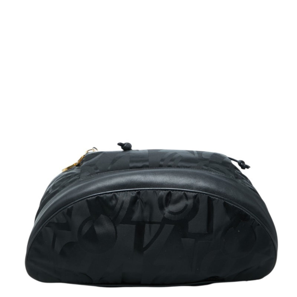 Salvatore Ferragamo Black Nylon Leather Backpack (Pre-Owned)