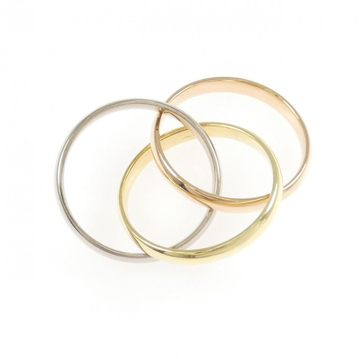 Cartier Yellow Gold (18K) Pink Gold (18K) White Gold (18K) Band Ring (Pre-Owned)
