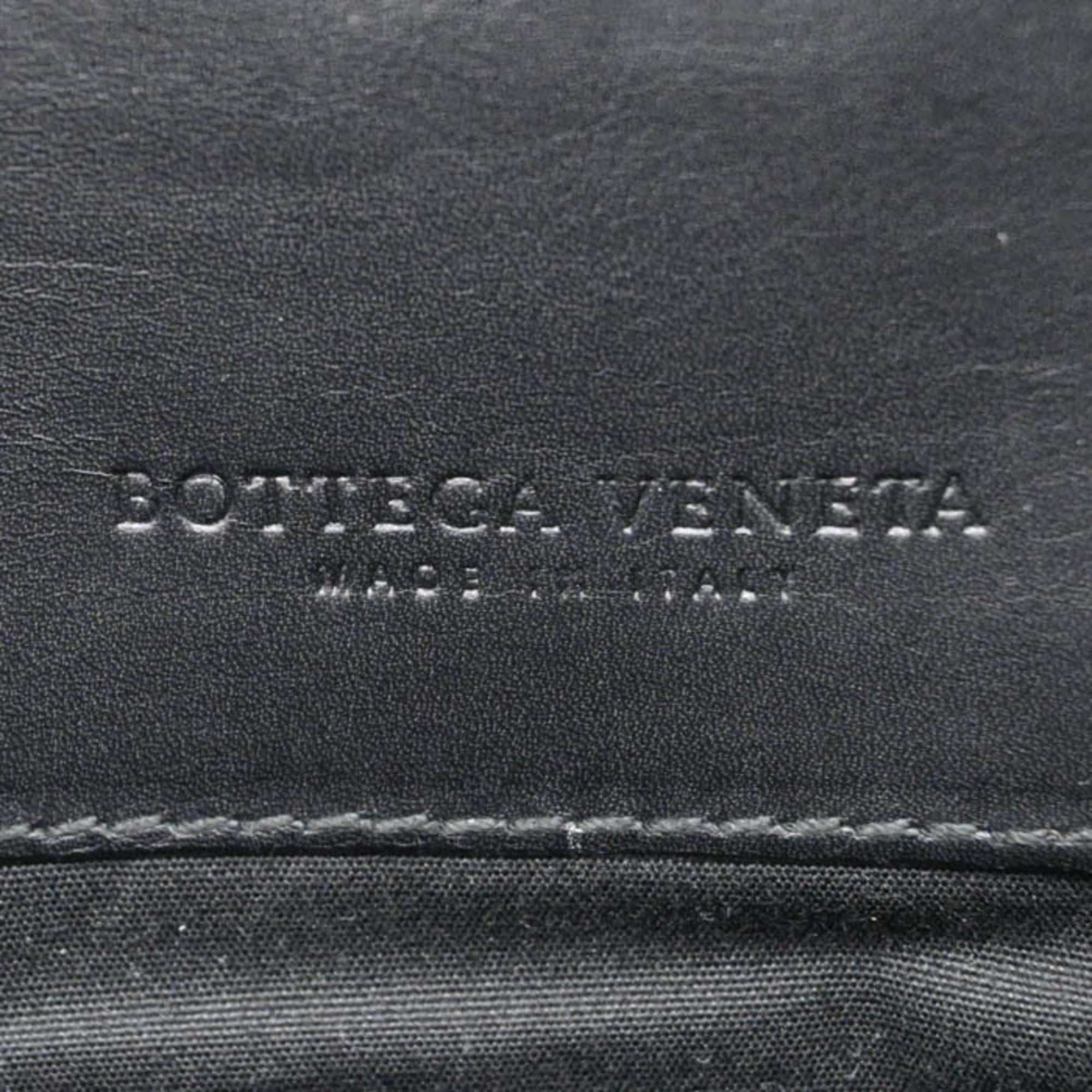 Bottega Veneta Black Leather Briefcase (Pre-Owned)