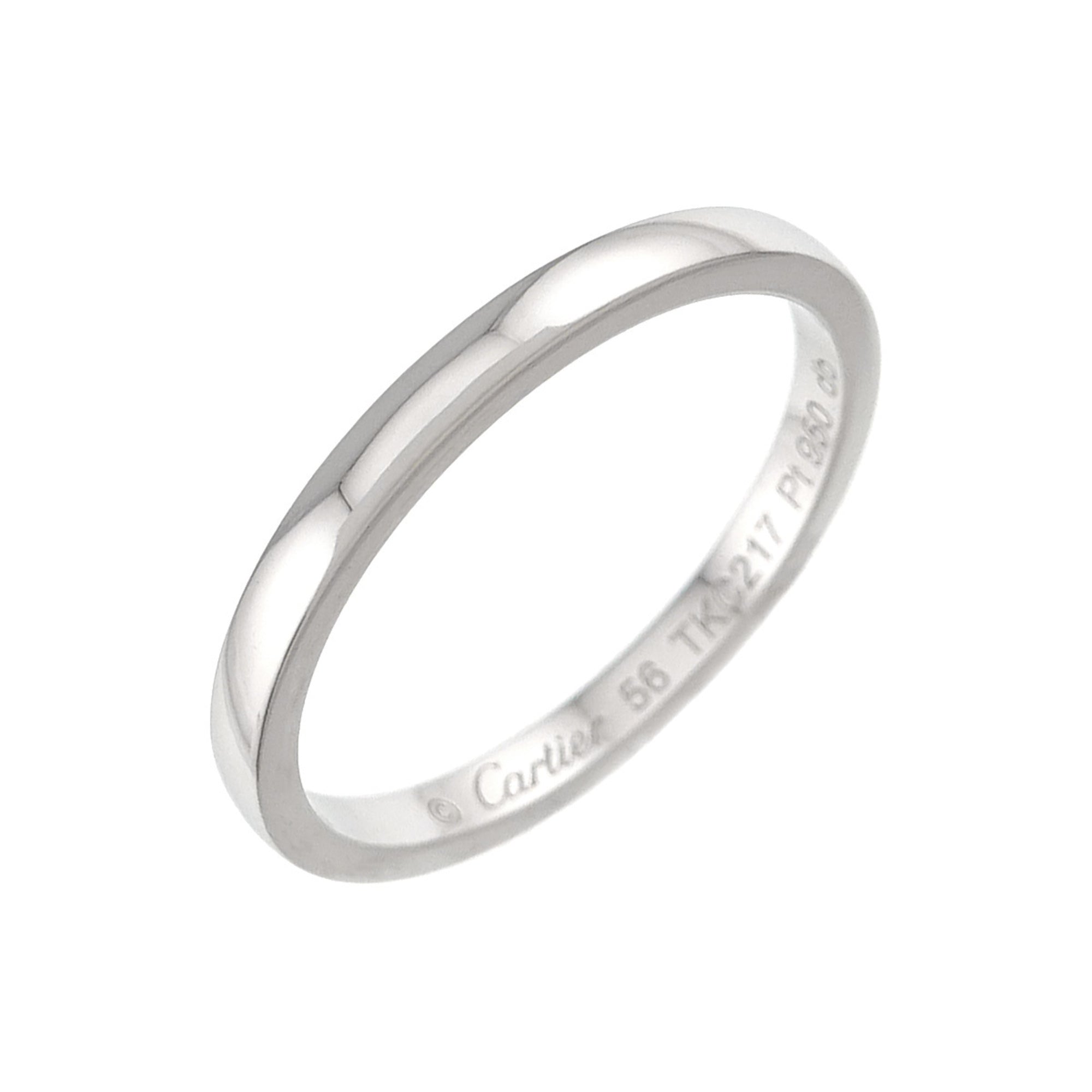 Cartier Platinum 950 Band Ring (Pre-Owned)