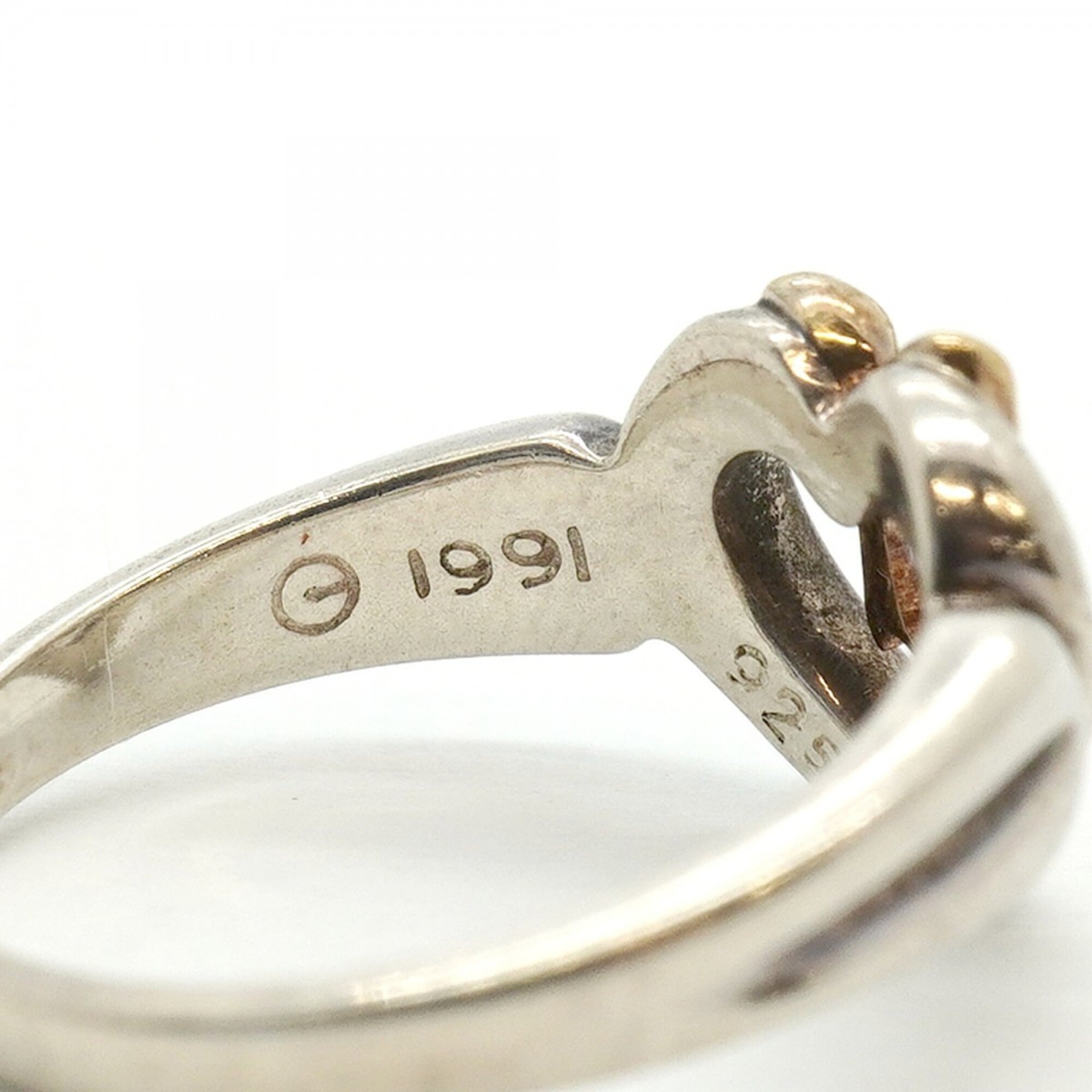 Tiffany Yellow Gold (18K) Silver 925 Band Ring (Pre-Owned)