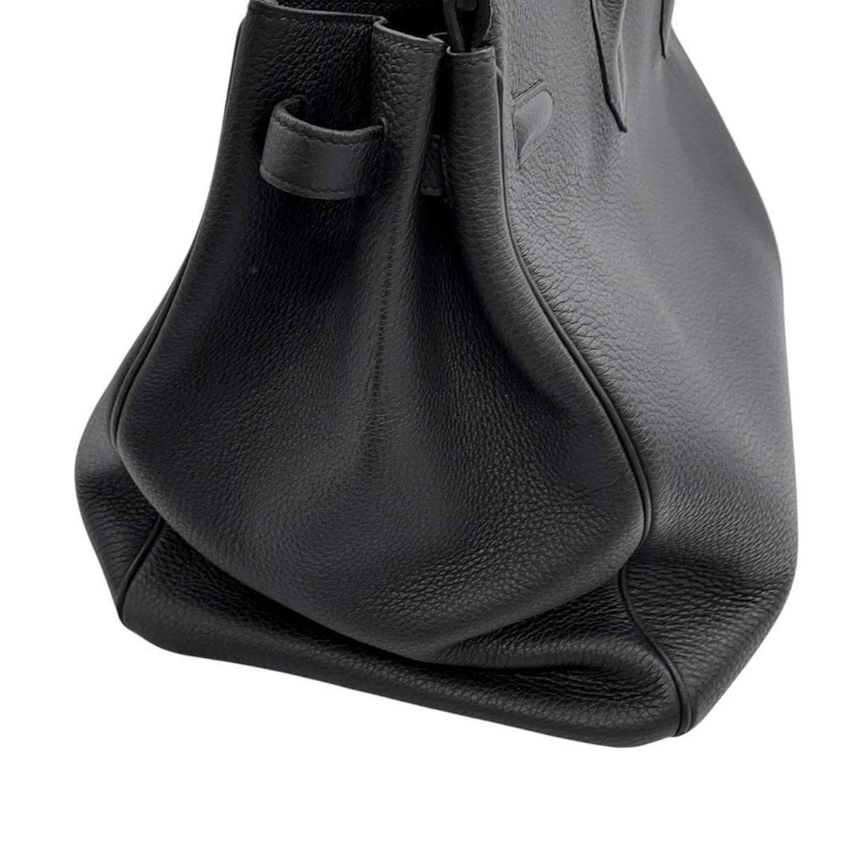 Hermes Black Togo Leather Handbag (Pre-Owned)