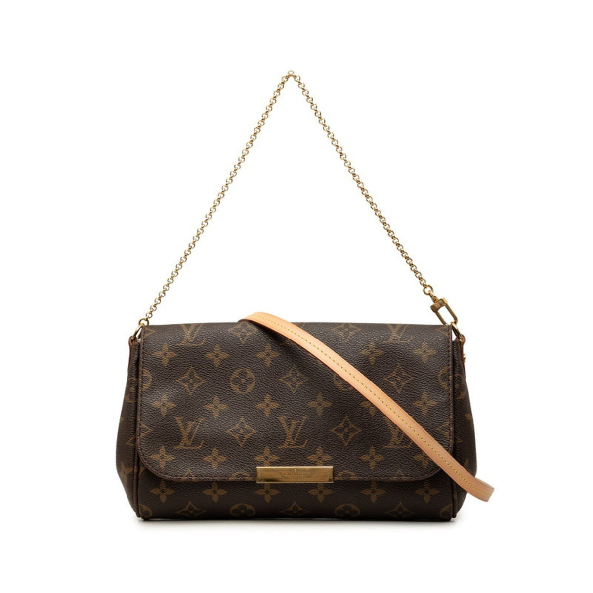 Louis Vuitton Monogram Brown Pvc Leather Handbag Shoulder Bag (Pre-Owned)