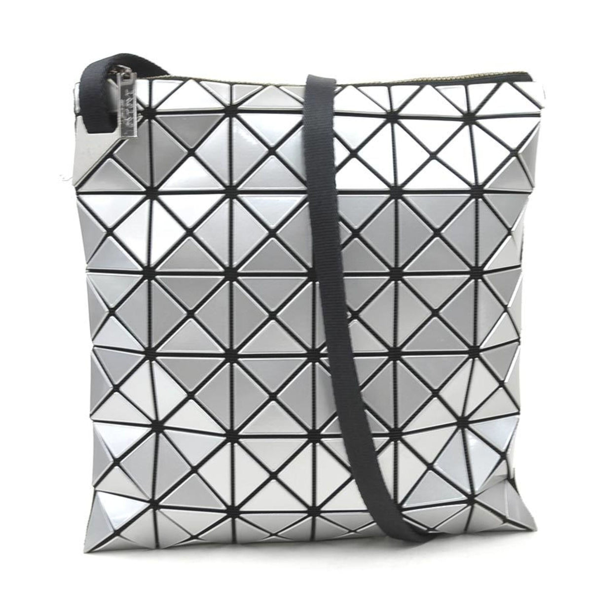 Issey Miyake Gray Pvc Shoulder Bag (Pre-Owned)