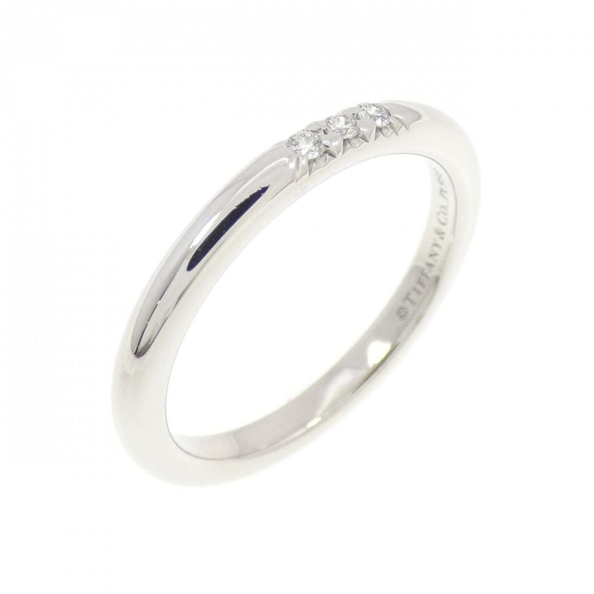 Tiffany Platinum 950 Band Ring (Pre-Owned)