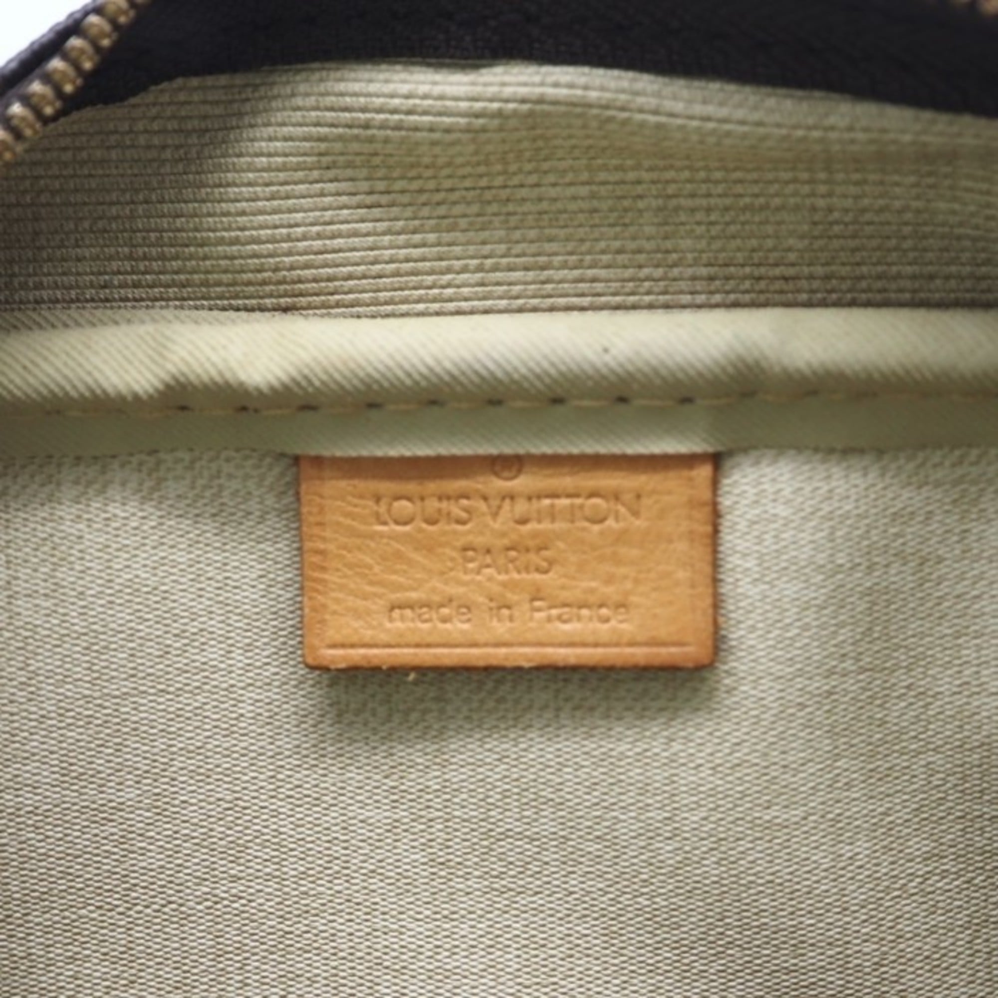 Louis Vuitton Brown Coated Canvas Leather Handbag (Pre-Owned)