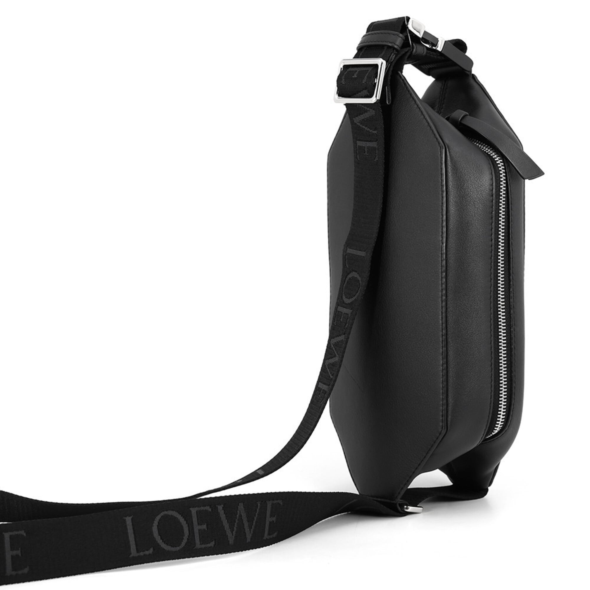 Loewe Black Leather Handbag Sling Bag (Pre-Owned)