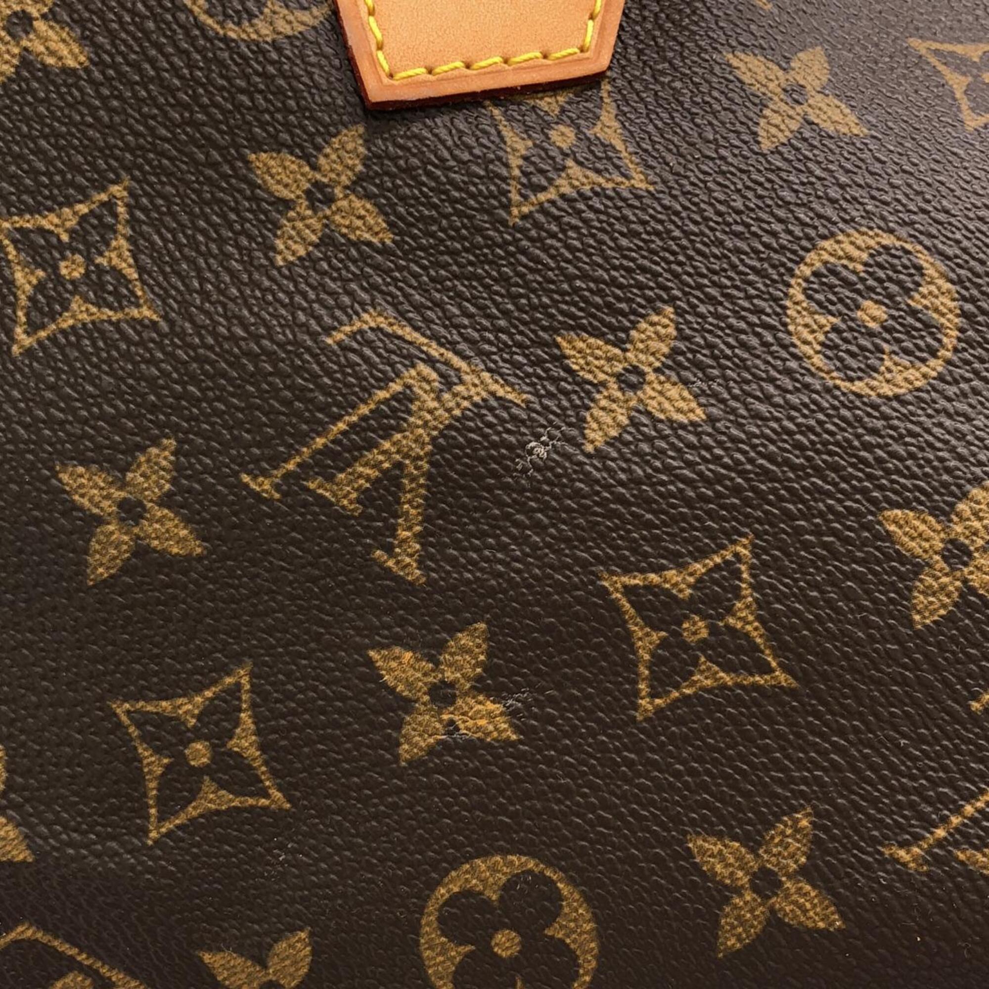 Louis Vuitton Marron Coated Canvas Boston Bag (Pre-Owned)