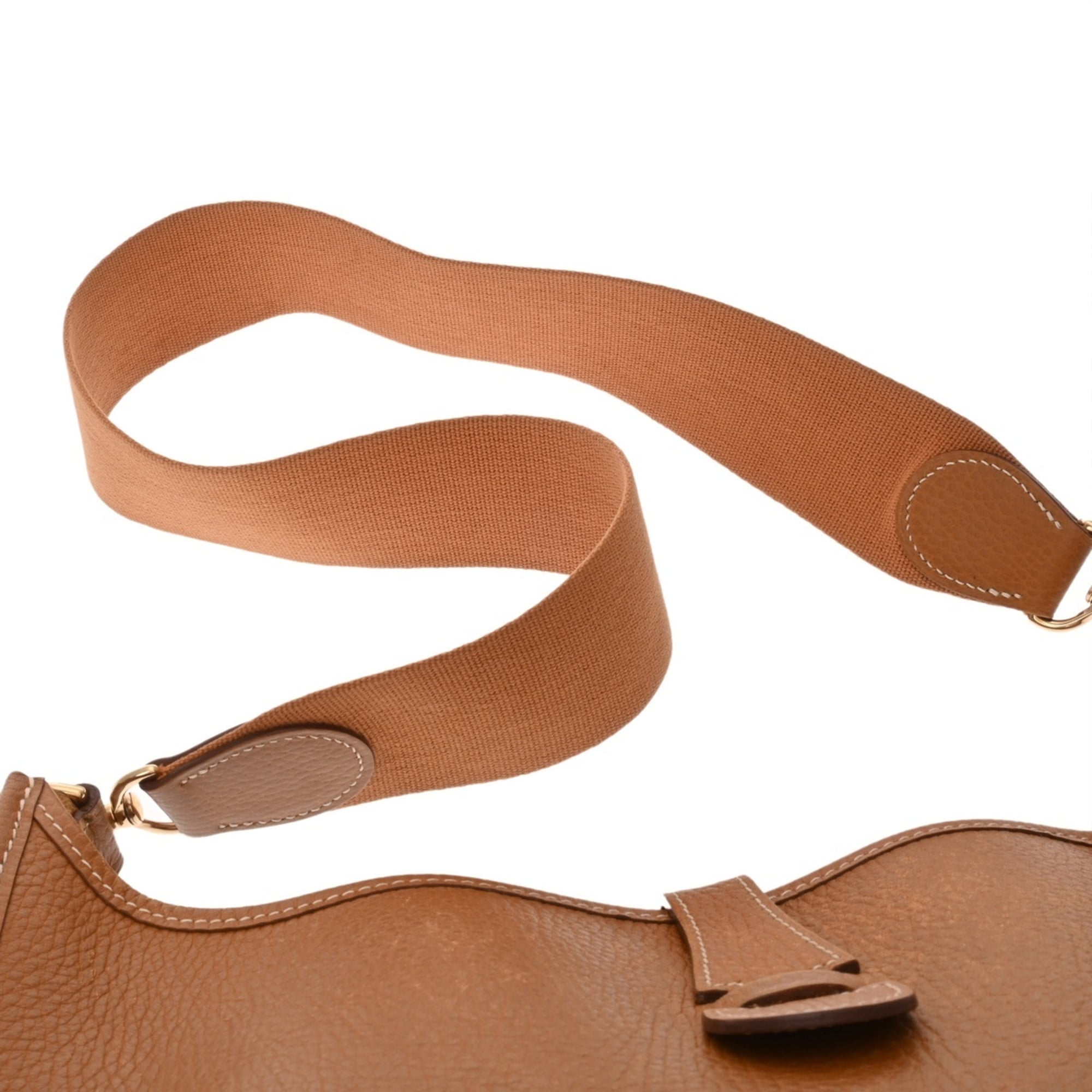 Hermes Evelyne Natural Ardennes Leather Shoulder Bag (Pre-Owned)