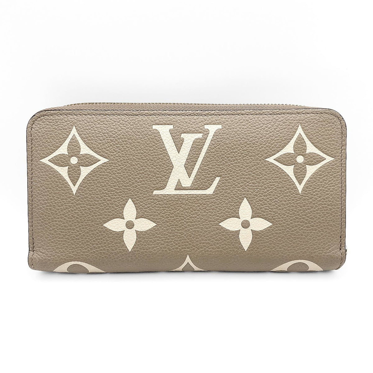 Louis Vuitton Beige Monogram Empreinte Long Wallet (Bi-Fold) (Pre-Owned)