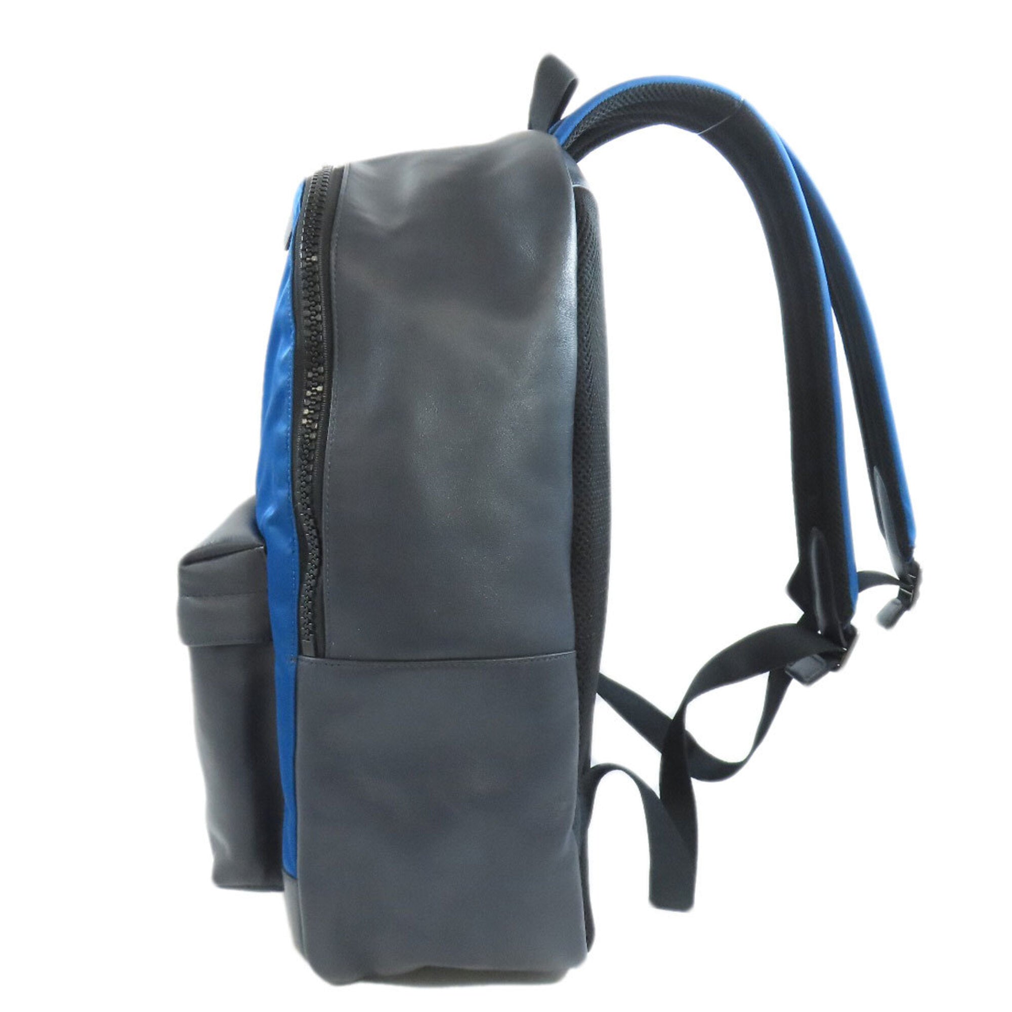 Coach Blue Leather Backpack (Pre-Owned)