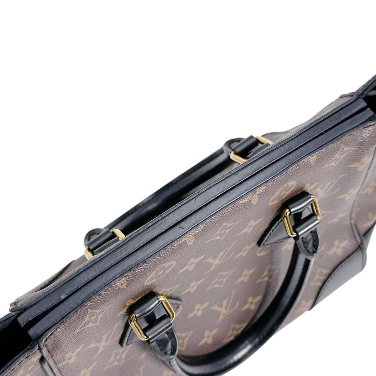 Louis Vuitton Brown Monogram Canvas Handbag (Pre-Owned)