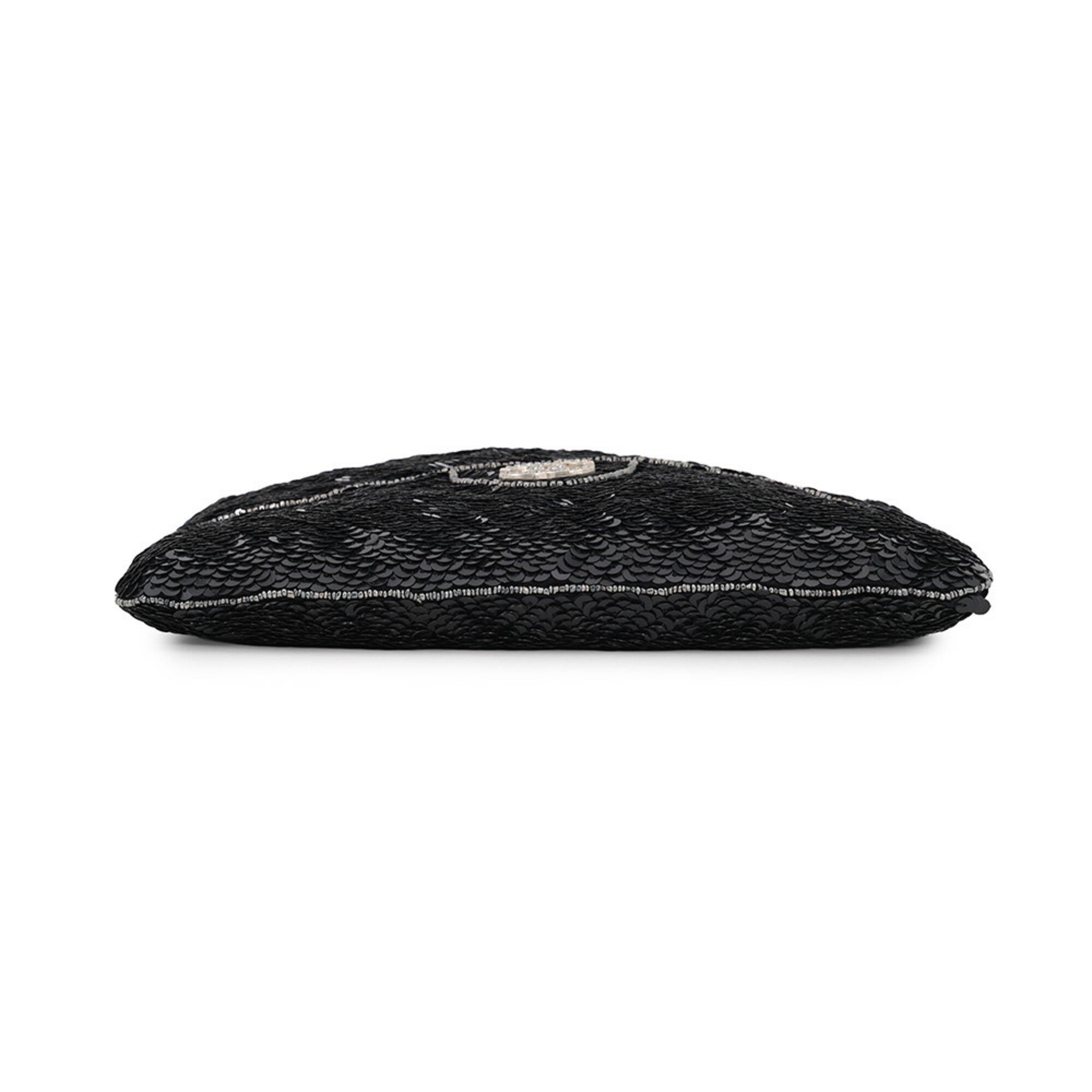 Chanel Black Spangles Handbag (Pre-Owned)