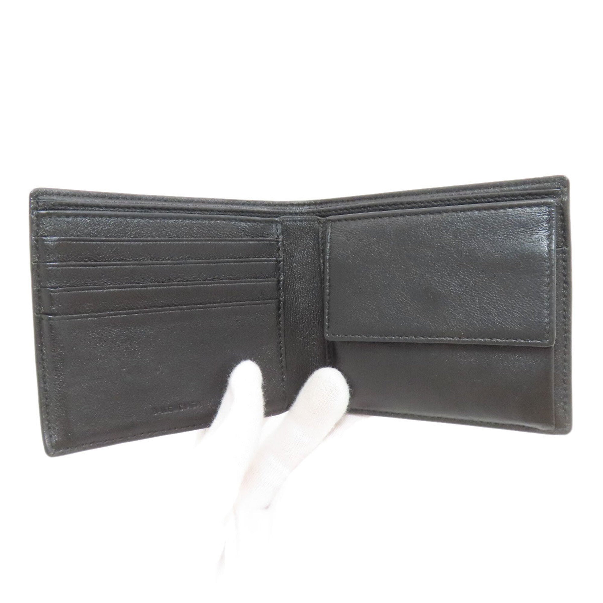 Balenciaga Black Leather Wallet (Bi-Fold) (Pre-Owned)